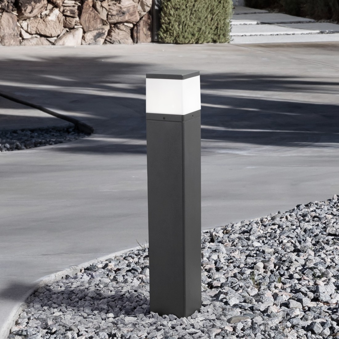 Nova Luce Ferron - lampe de jardin - x - IP65 - gris foncé