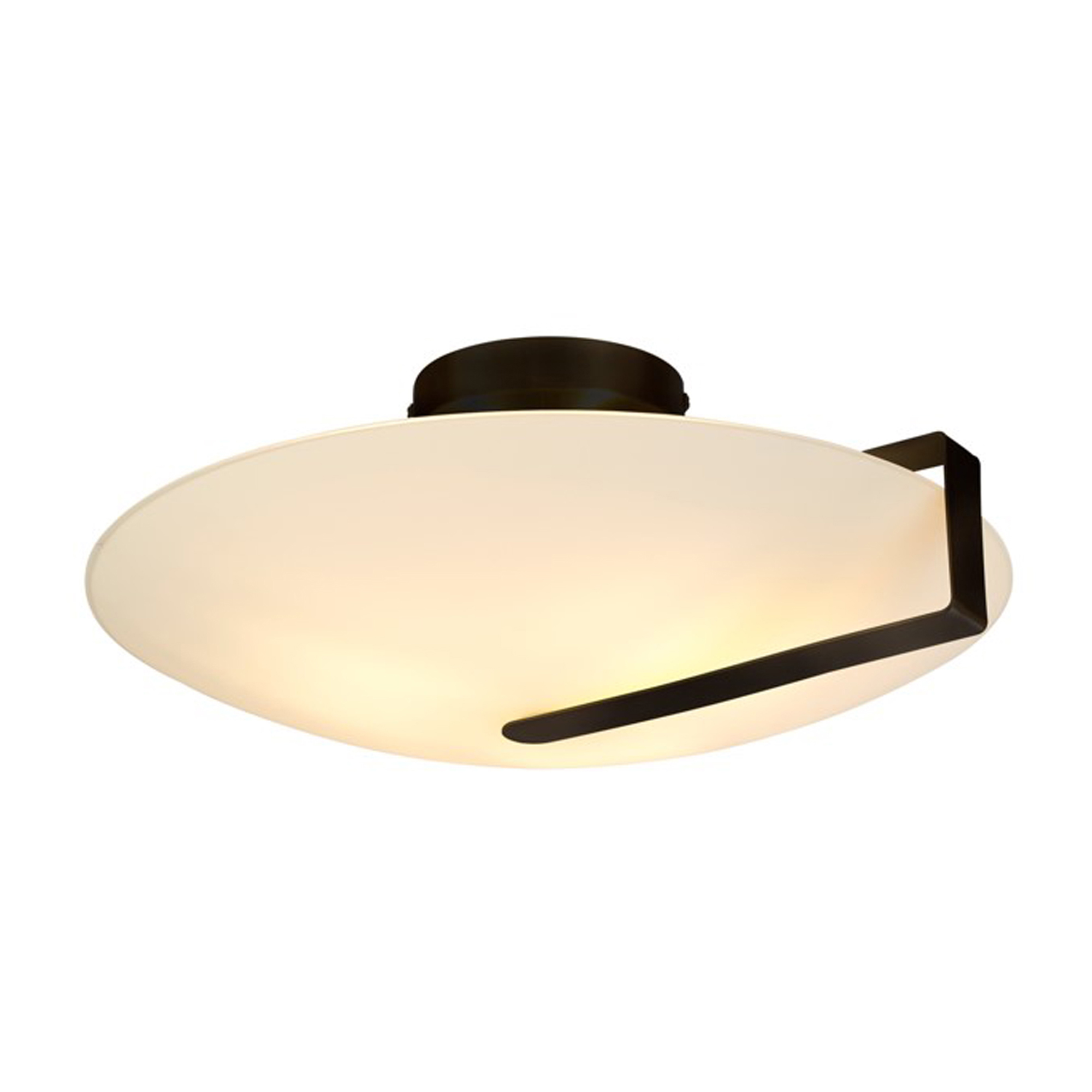 Searchlight Sundial - plafonnier - Ø cm - noir