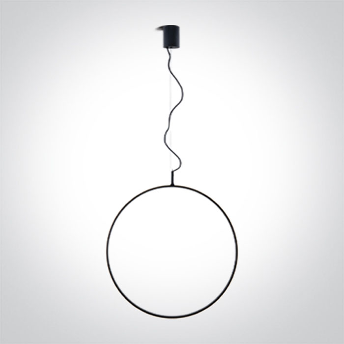 ONE Light Décorative - lampe suspendue - Ø cm - 30W dimmable LED inclus - noir