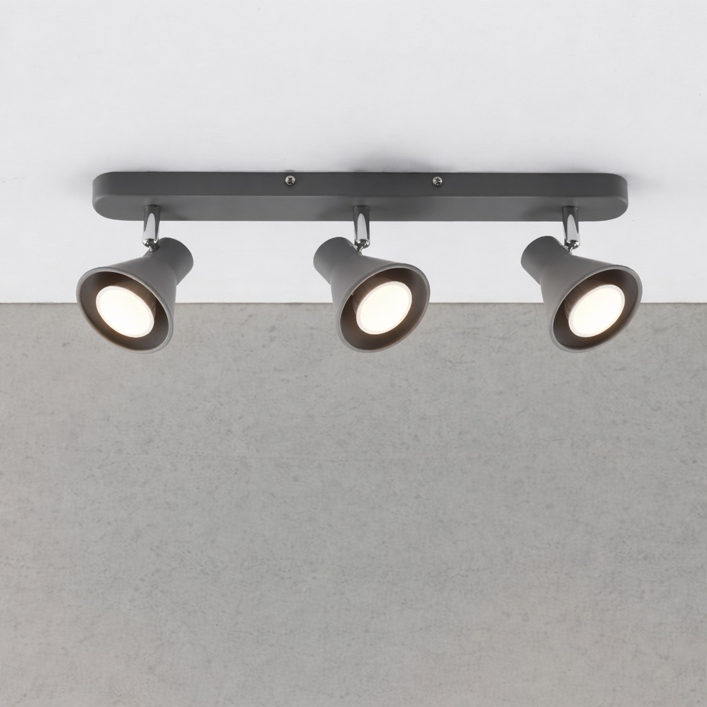 Nordlux Oak 9 - spot en saillie 3L - ,6 cm - gris