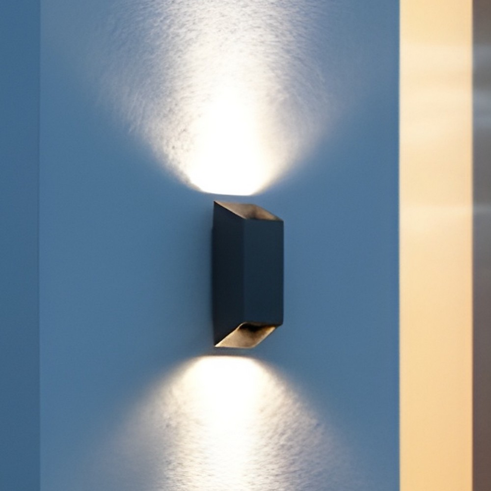 Nordlux Nico - applique murale extérieure - x 23,5 cm - IP54 - noir