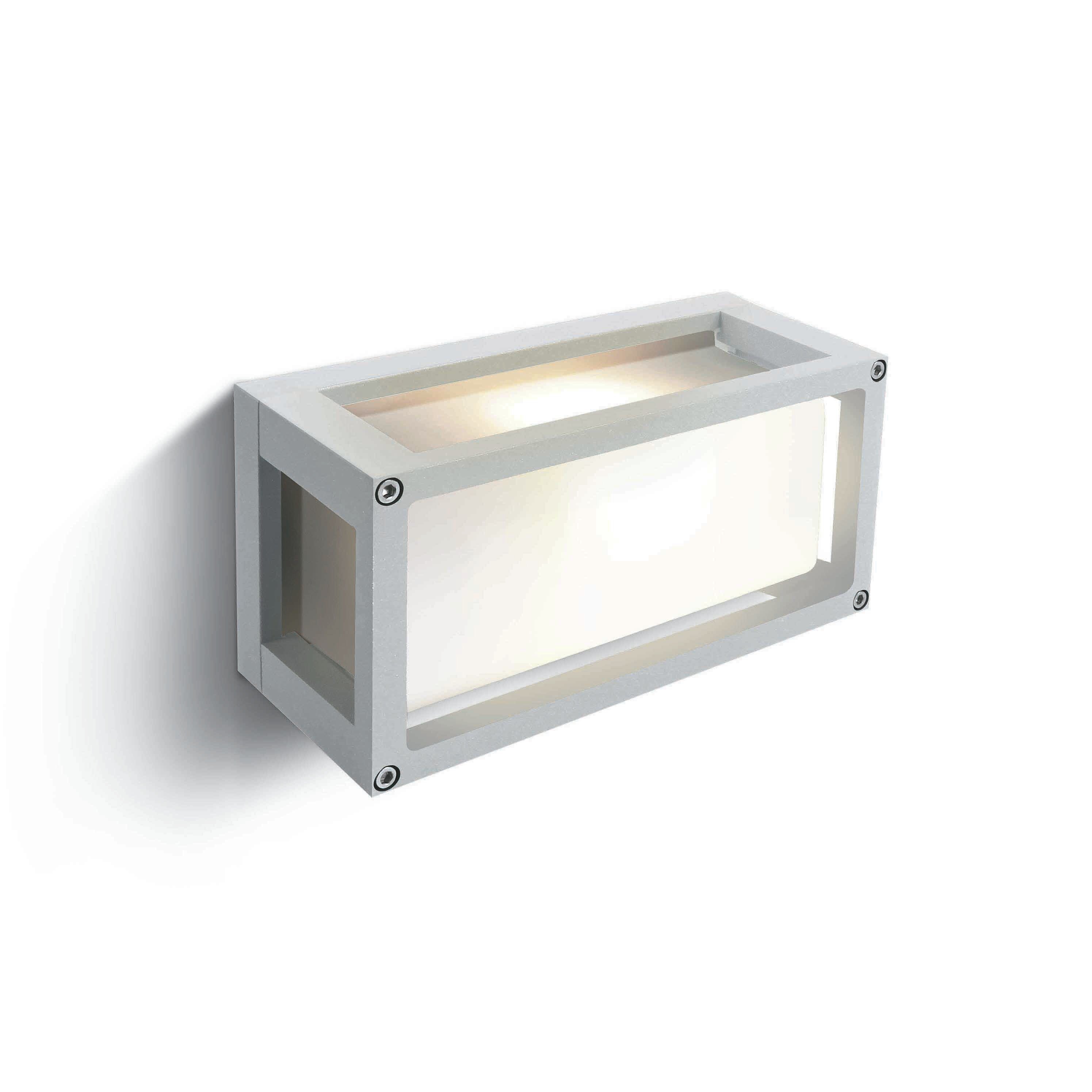 ONE Light Outdoor E27 Square - applique murale extérieure - ,5 x 12,5 cm - IP54 - blanc