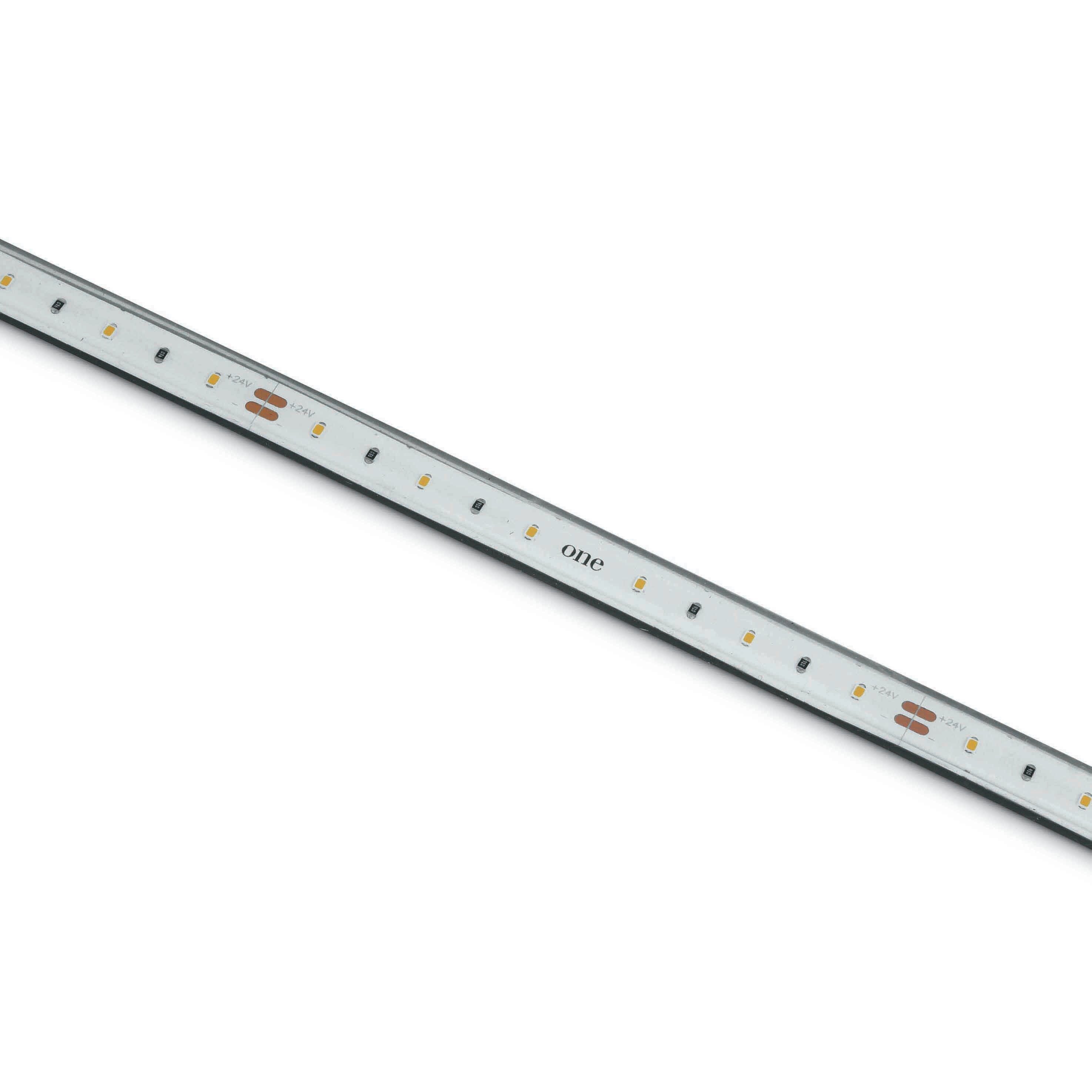 ONE Light Bande LED - largeur 1 cm, longueur - 24Vdc - dimmable - 4,8W LED par mètre - IP68 - 3000K