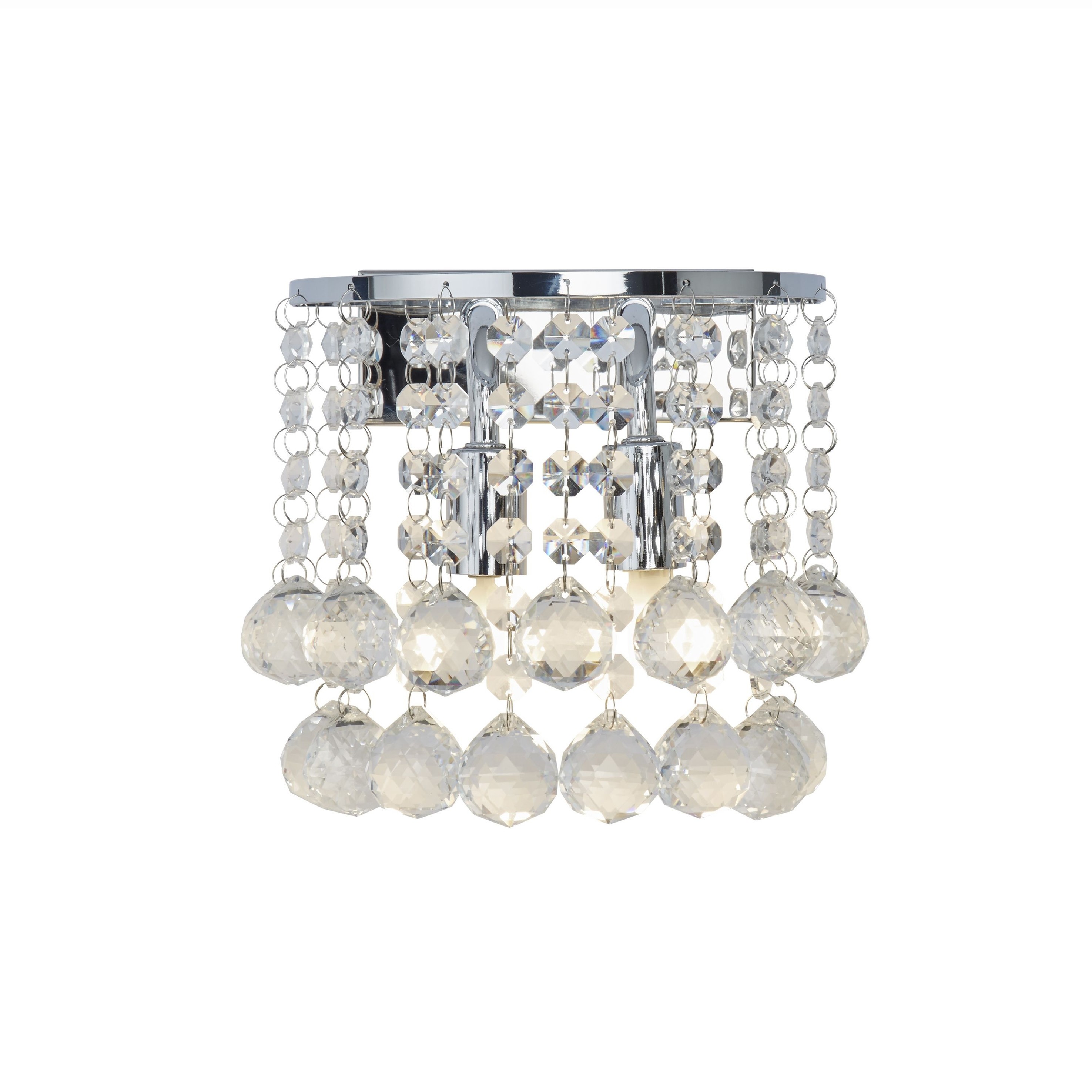 Searchlight Hanna - applique murale - Ø cm - chrome