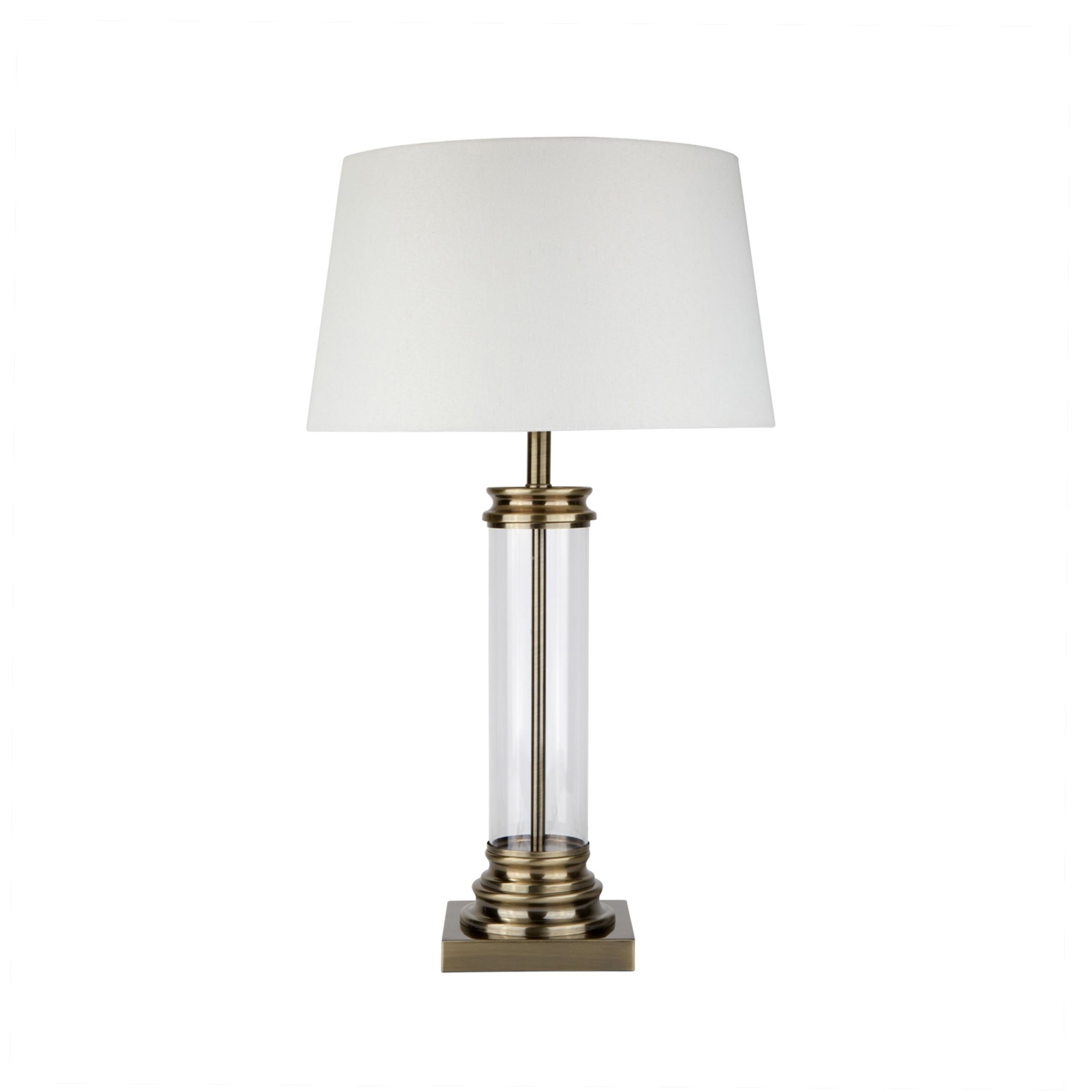 Searchlight Pedestal - lampe à poser - Ø cm - laiton antique