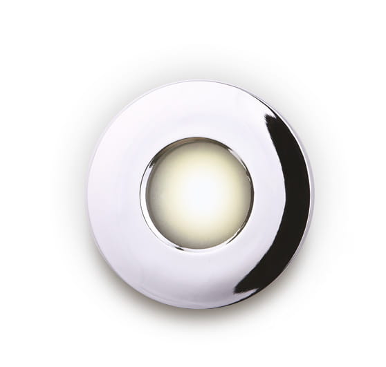 Maxlight - spot encastrable - Ø 85 mm, Ø 70 mm encastrable - IP65 - chrome