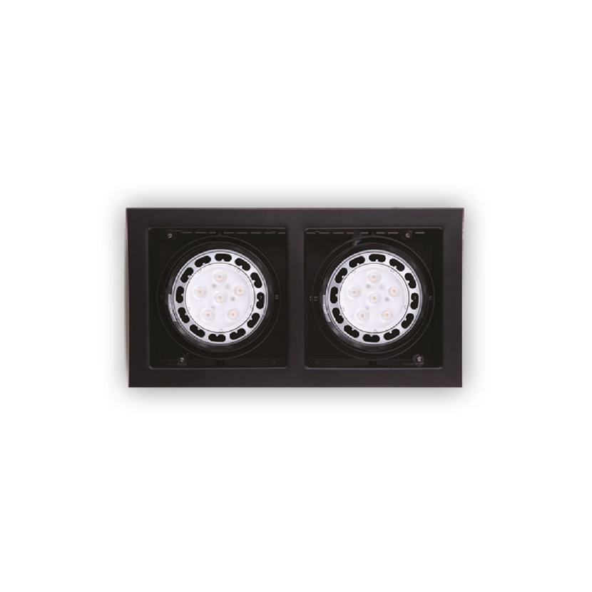 Maxlight Matrix II - spot encastrable - mm, mm encastrable - noir