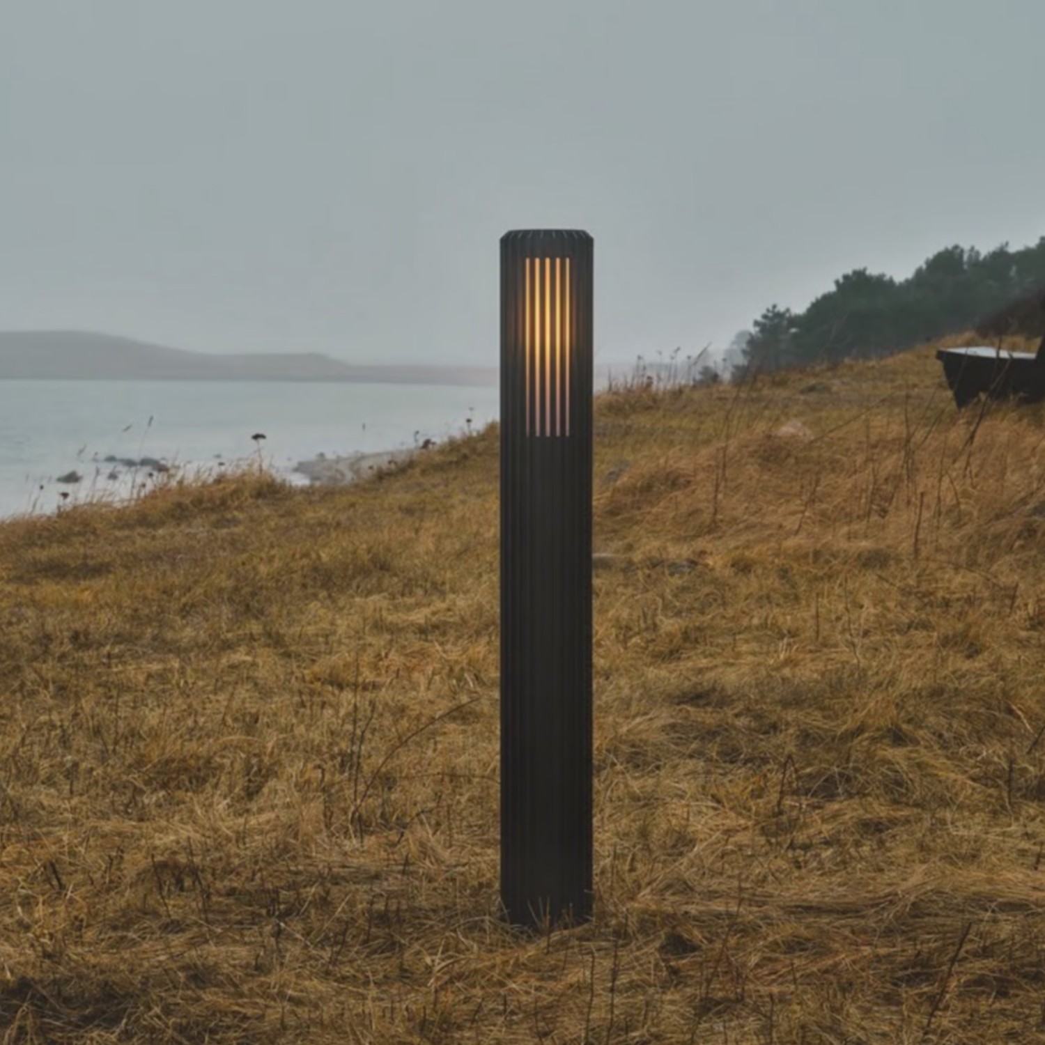Nordlux Aludra 45 N - lampe de jardin - Ø 12,4 x 45,4 cm - IP44 - anthracite