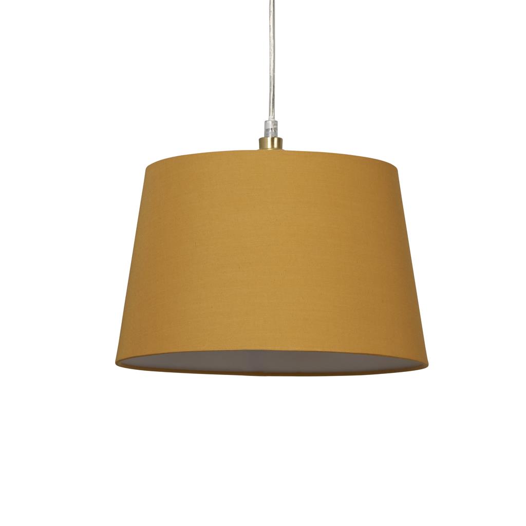 Abat-jour conique Clyde Searchlight - Ø cm - ocre