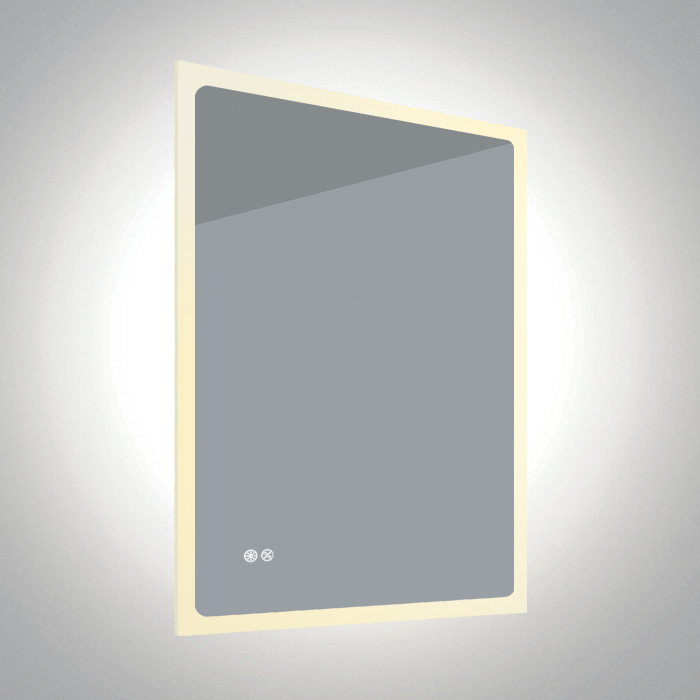 ONE Light Defog Mirrors - miroir avec éclairage - ,5 x - 20W dimmable LED inclus - IP44 - aluminium