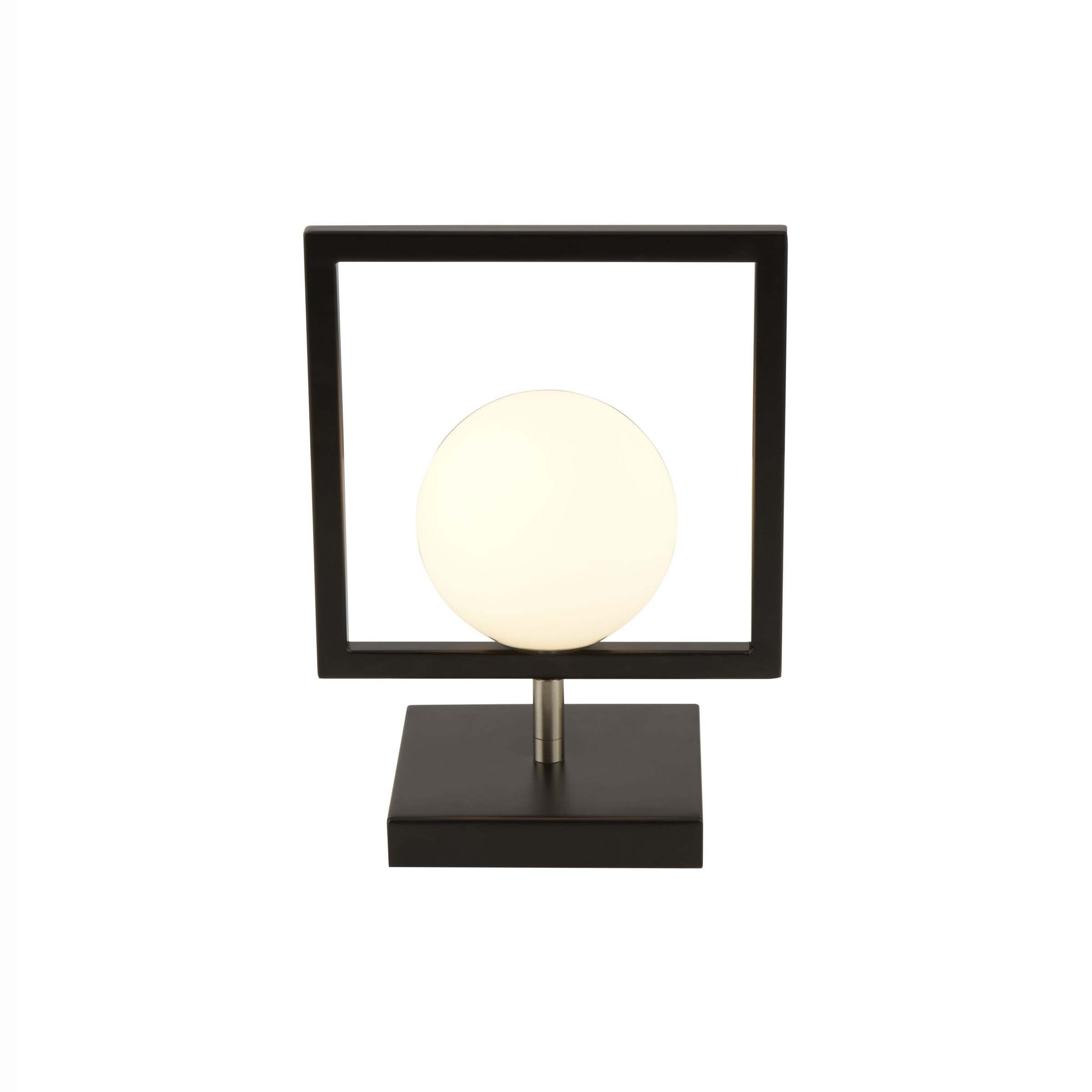 Searchlight Rosewell - lampe à poser - 23,5 cm - noir mat
