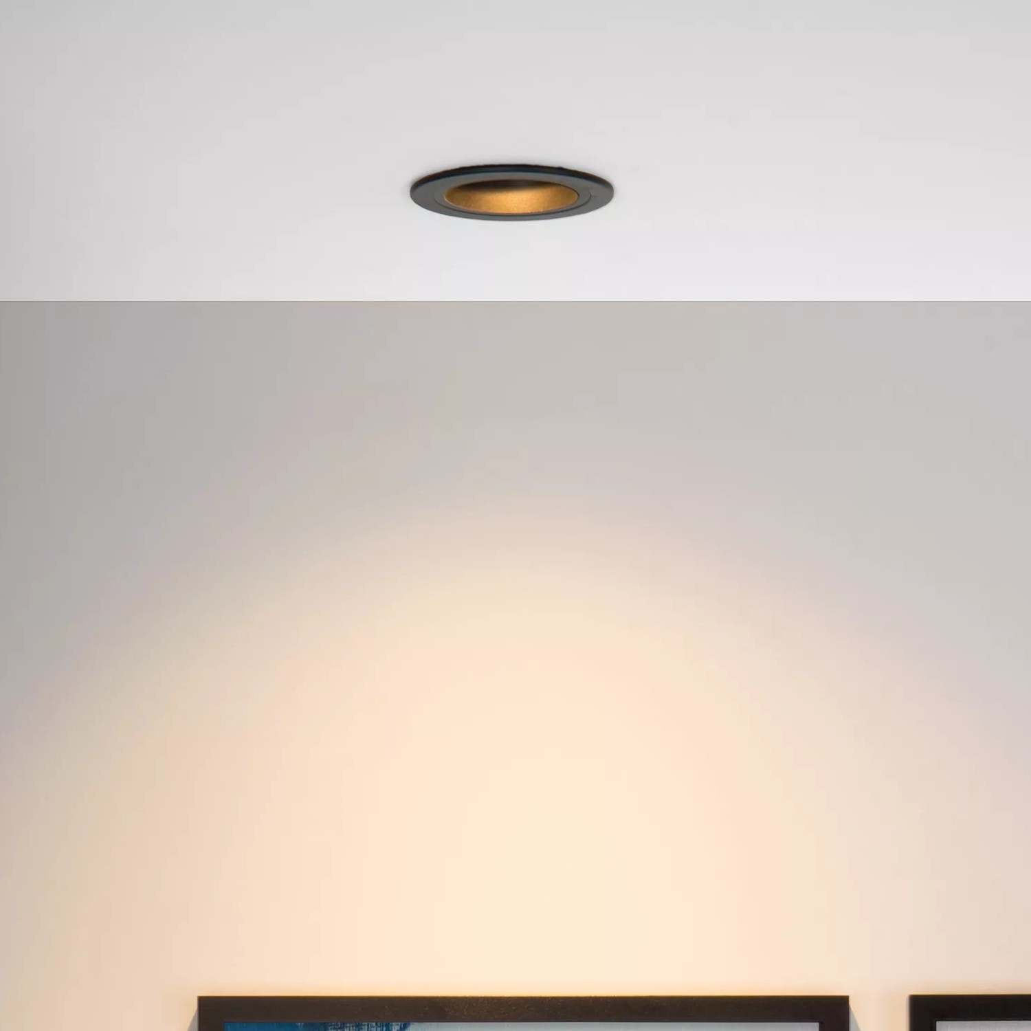 Lucide Embed - spot à encastrer - Ø 91 mm, Ø 83 mm à encastrer - noir