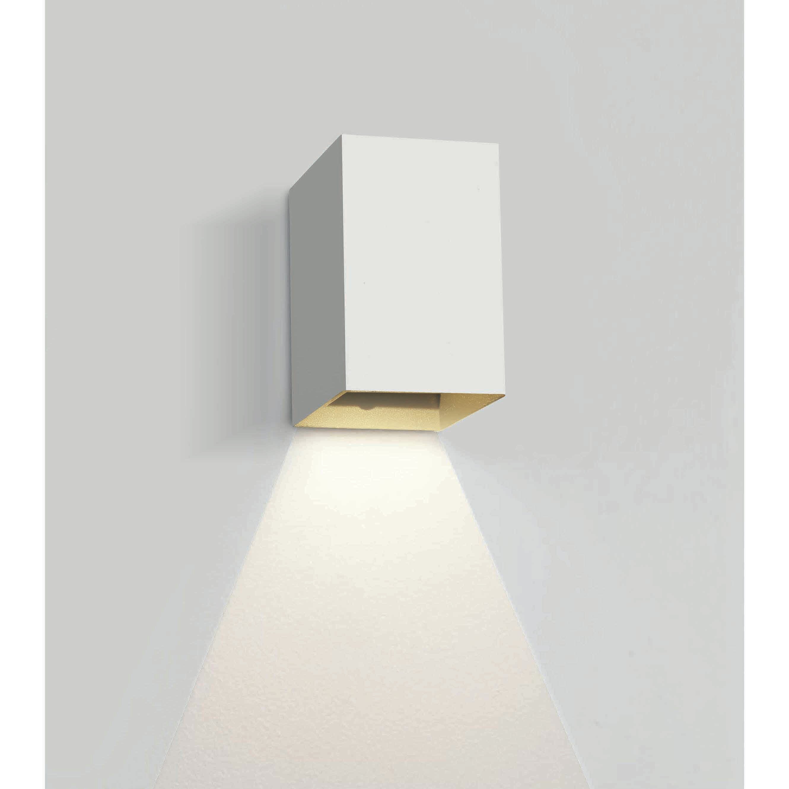 ONE Light Outdoor Wall Dark Lights - applique murale extérieure - ,8 x 10,7 cm - 3W LED inclus - IP54 - blanc