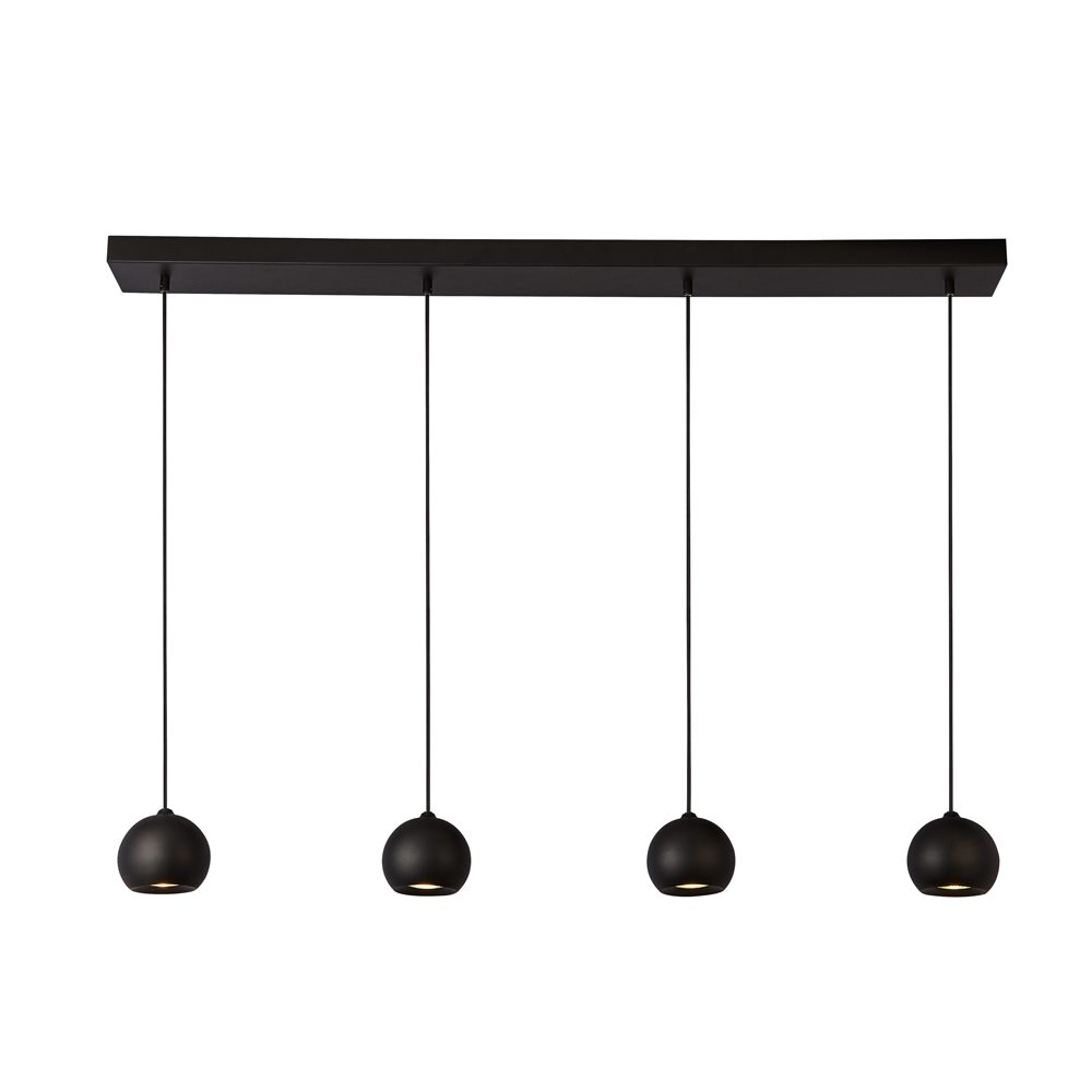 Searchlight Eindhoven - lampe suspendue - x - noir sable