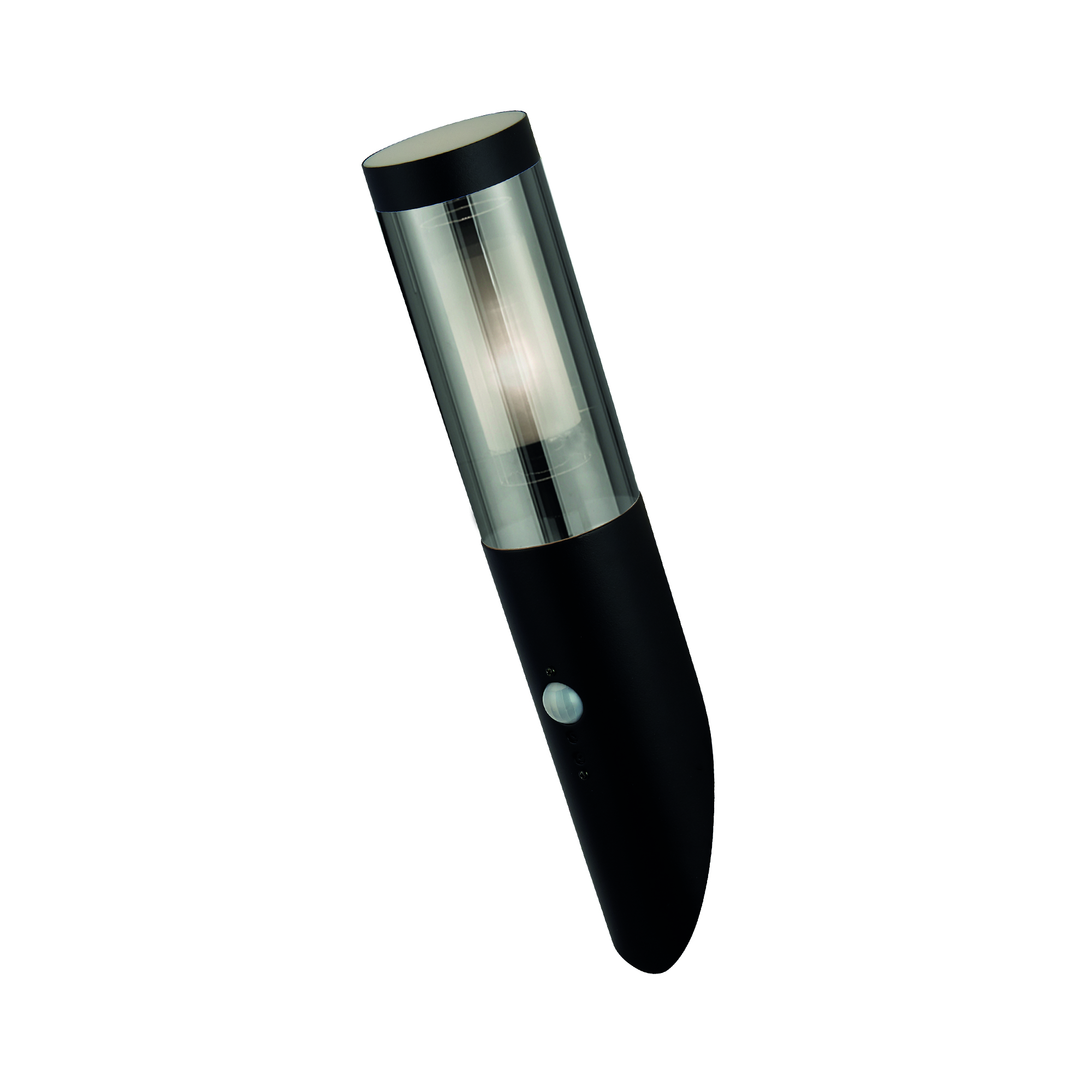 Searchlight Batton - Applique d"extérieur avec capteur PIR - cm - IP44 - noir