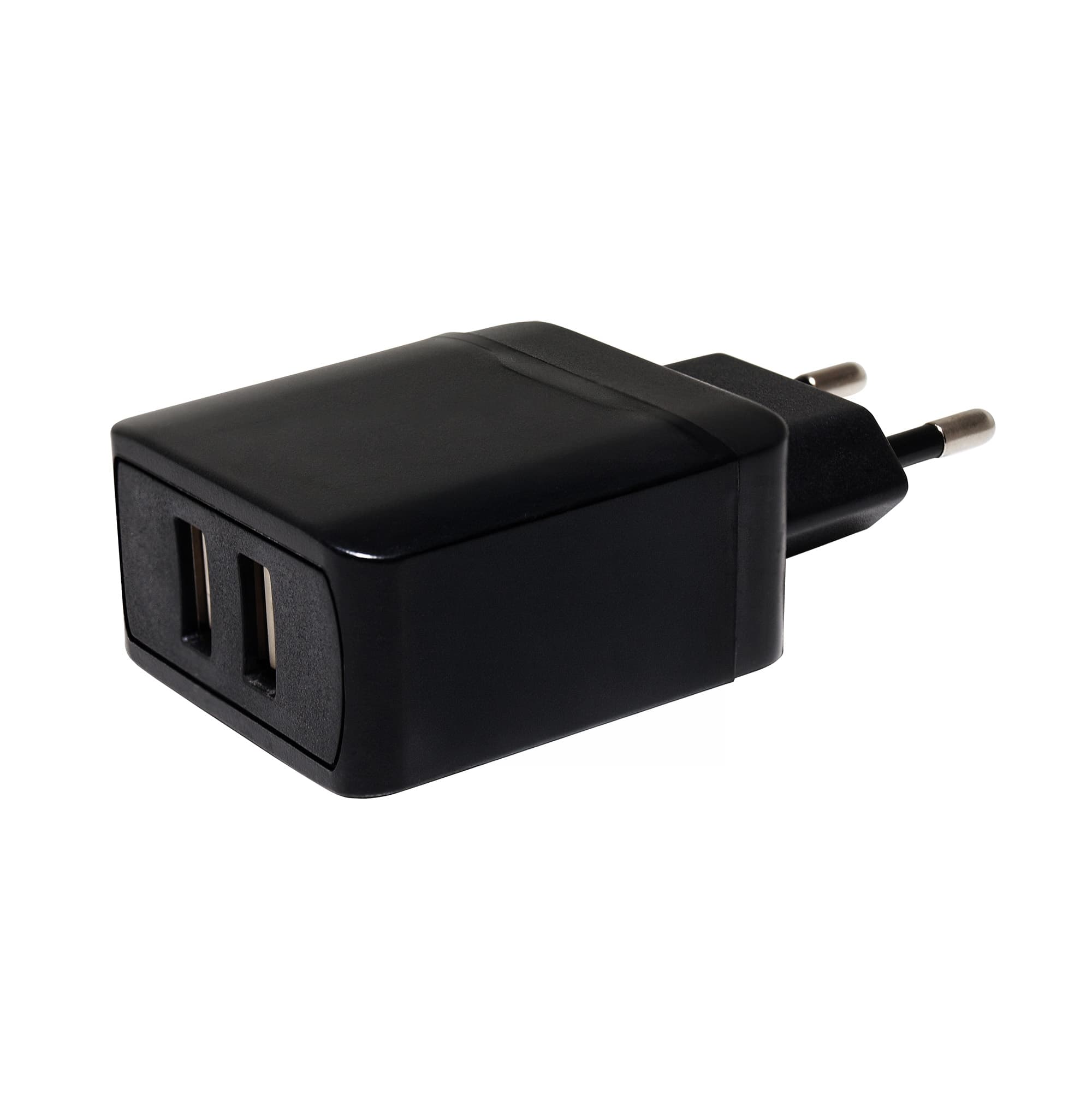 MPL double prise USB - 5Vdc - noir