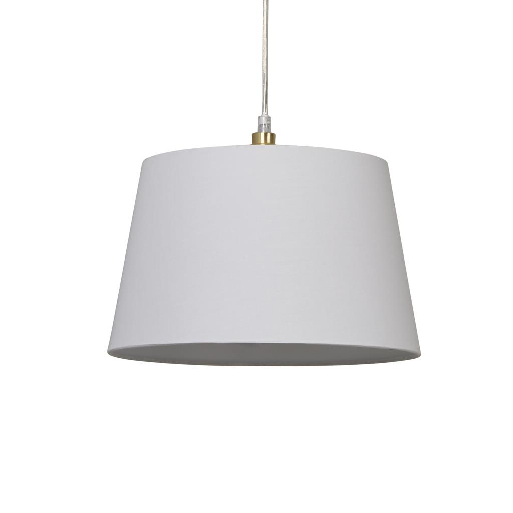 Abat-jour conique Clyde Searchlight - Ø cm - blanc