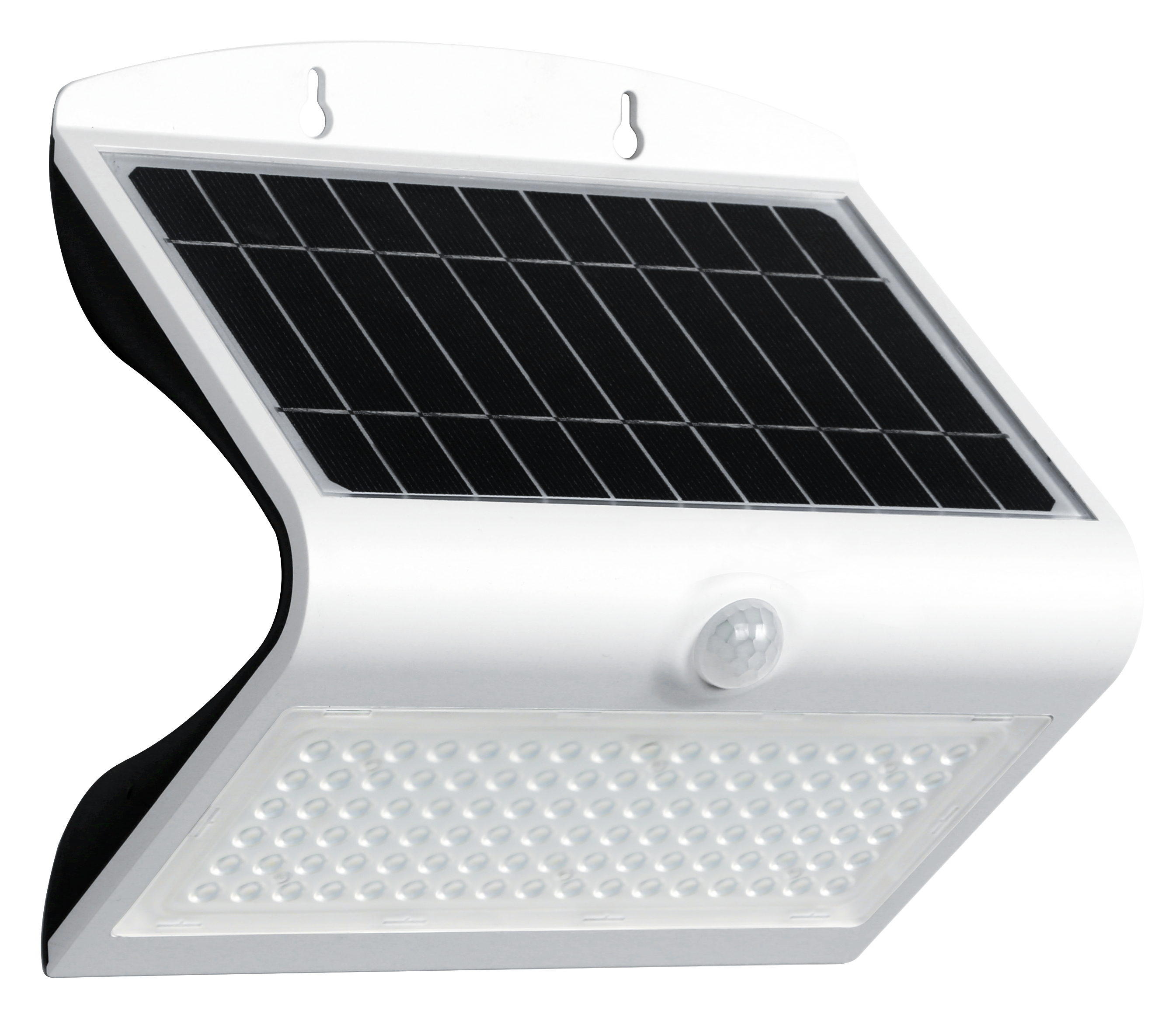 Century Italia Arcadia 6.8 - lampe murale extérieure à énergie solaire avec capteur - 23,2 x ,1 cm - 8W LED inclus - IP65 - blanc