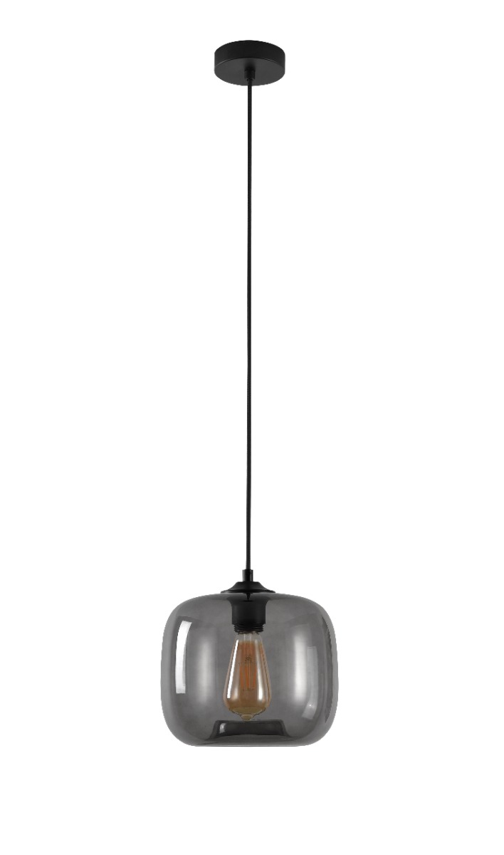 Artdelight Preston - lampe suspendue - Ø cm - fumé — vue 3