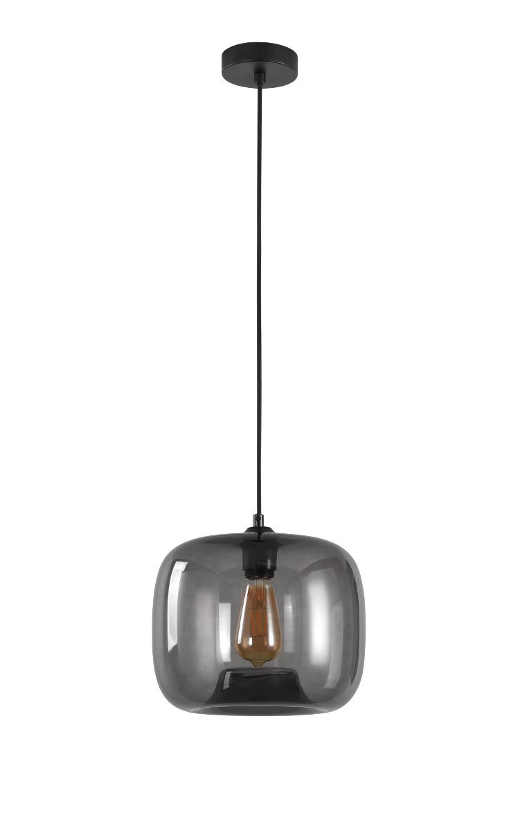 Artdelight Preston - lampe suspendue - Ø cm - fumé