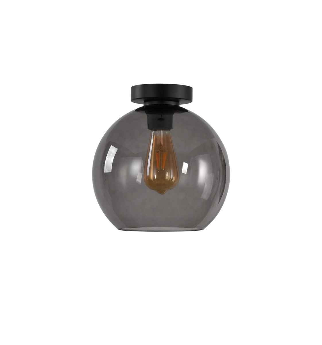 Artdelight Marino - plafonnier - Ø cm - fumé — vue 3