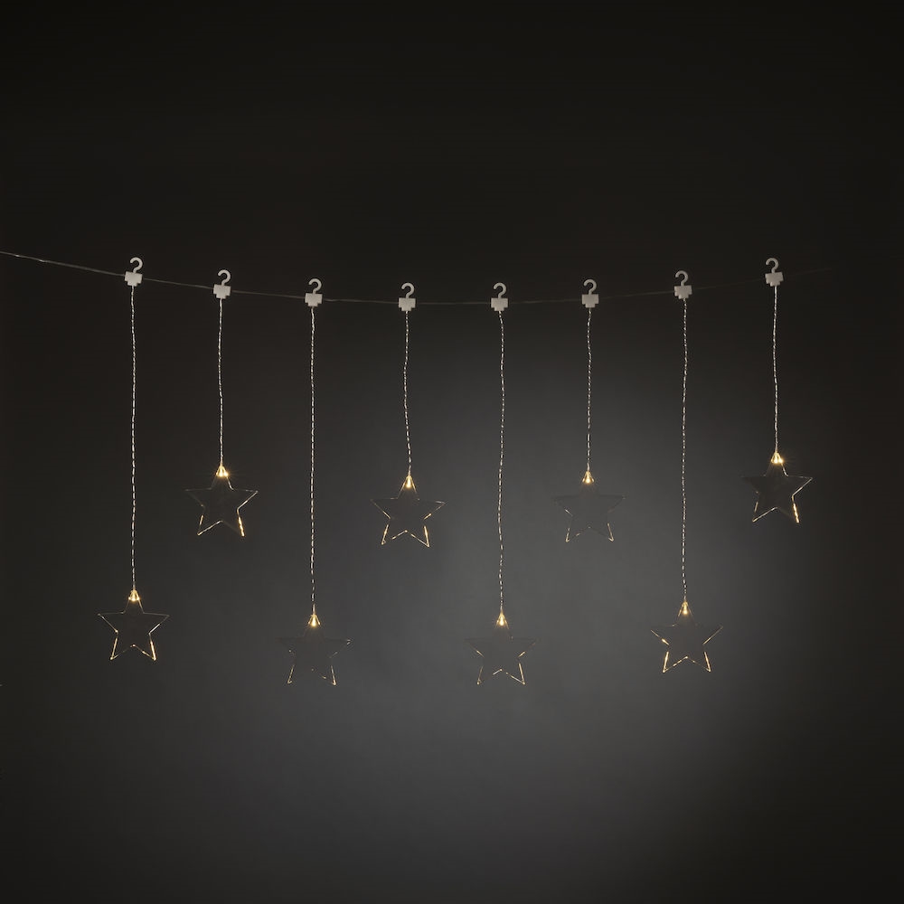 Konstsmide Lumières de Noël - rideau lumineux - cm - transparent
