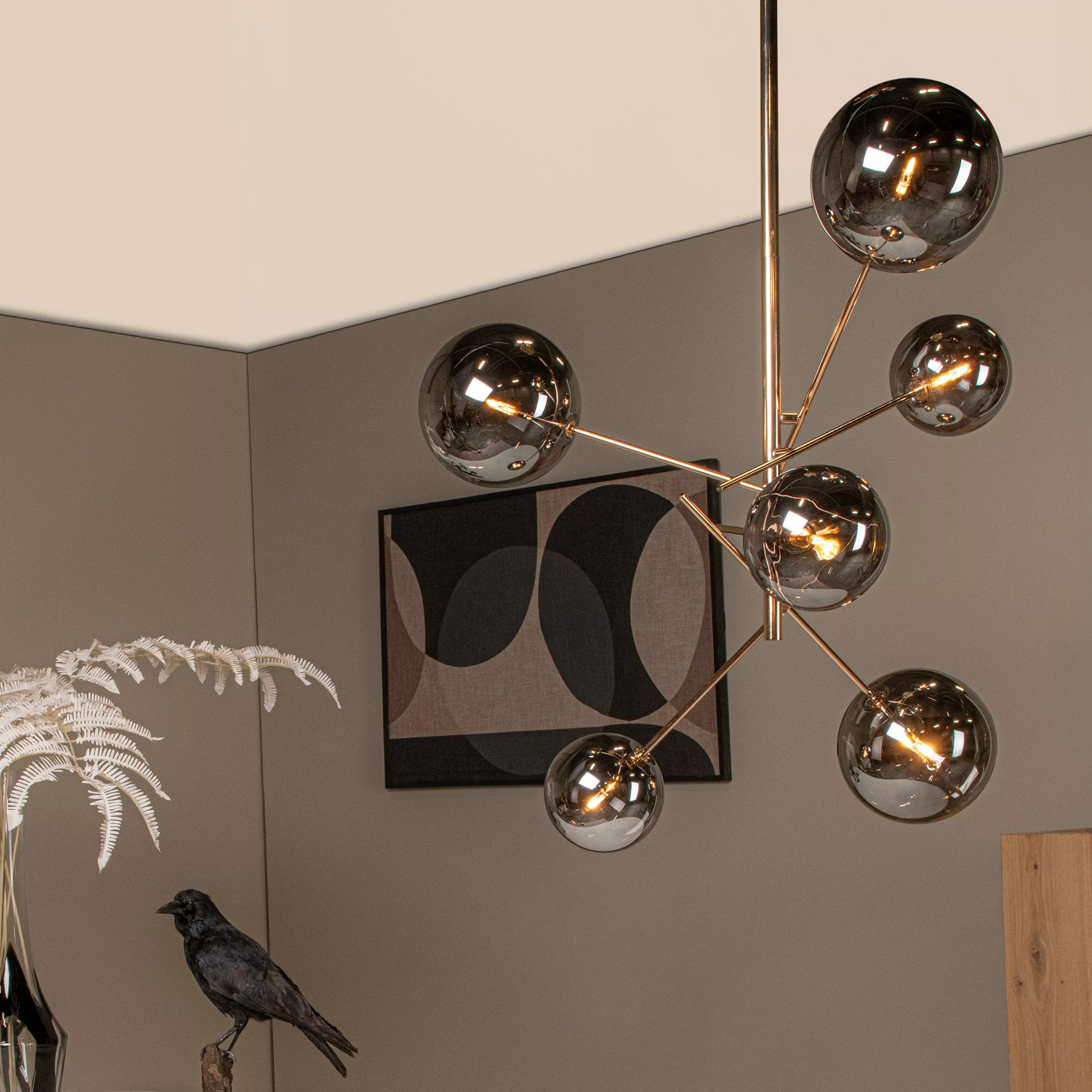 Lucide Alara - lampe suspendue - Ø cm - or