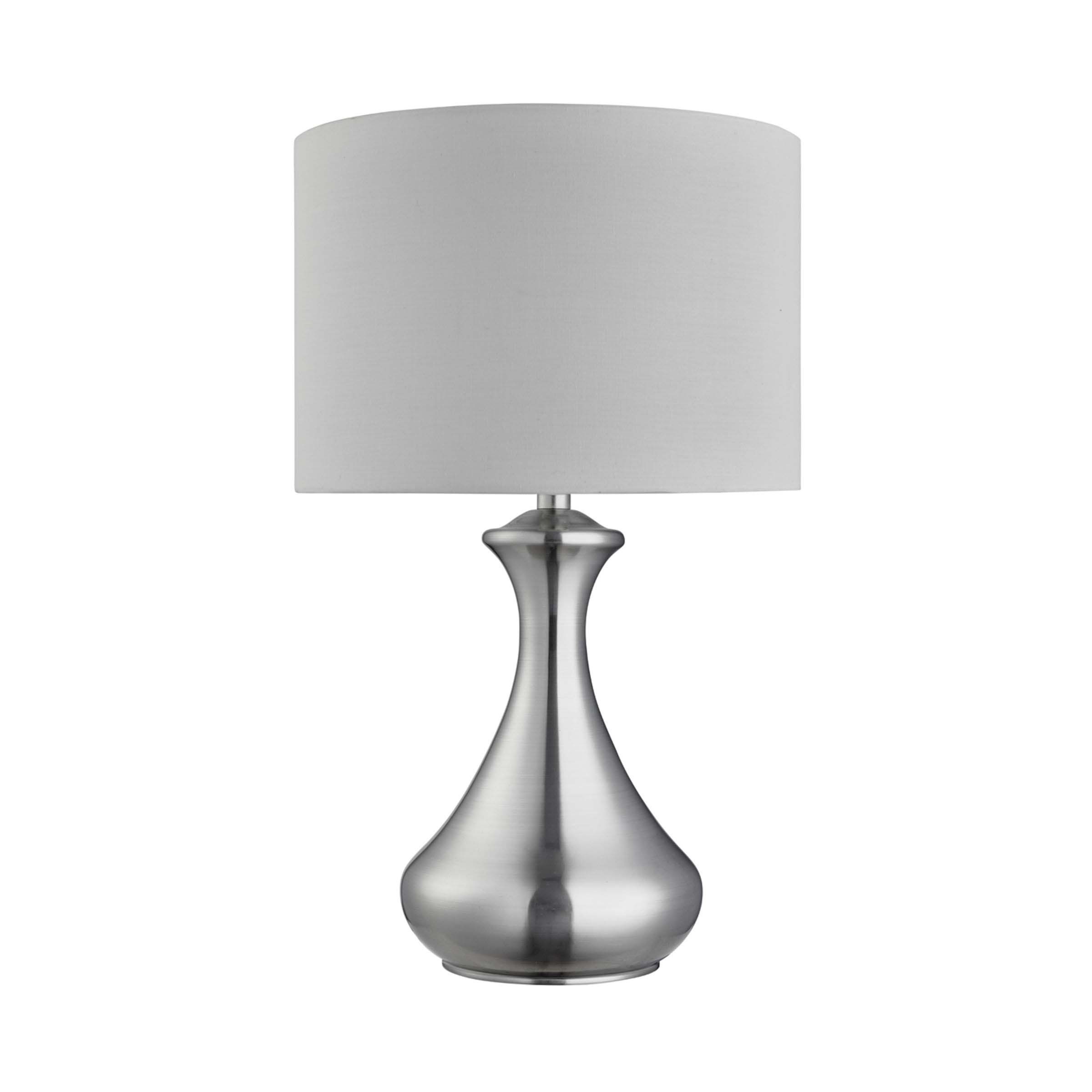 Searchlight Touch - lampe à poser - Ø cm - 3 niveaux d'intensité - laiton antique et crème — vue 3