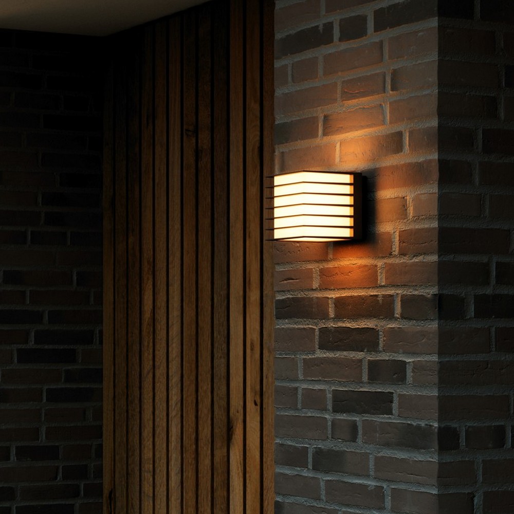 Nordlux Fluctus 13 - lampe murale extérieure - x 14,7 cm - IP44 - noir