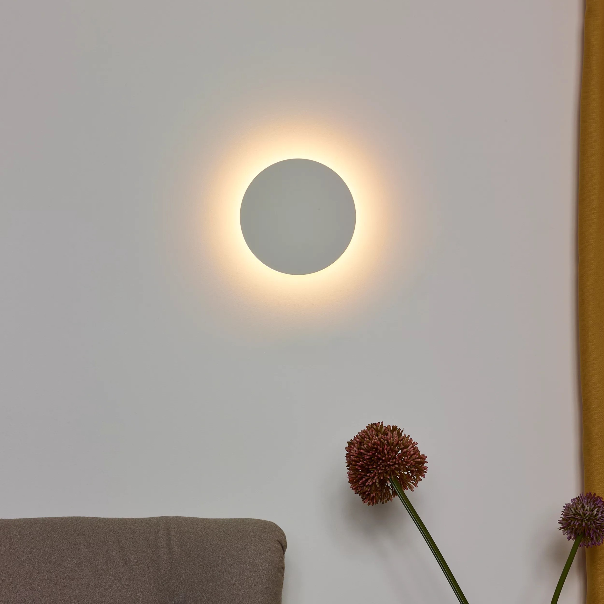 Lucide Eklyps Led - applique murale - Ø cm - 6W LED inclus - Blanc