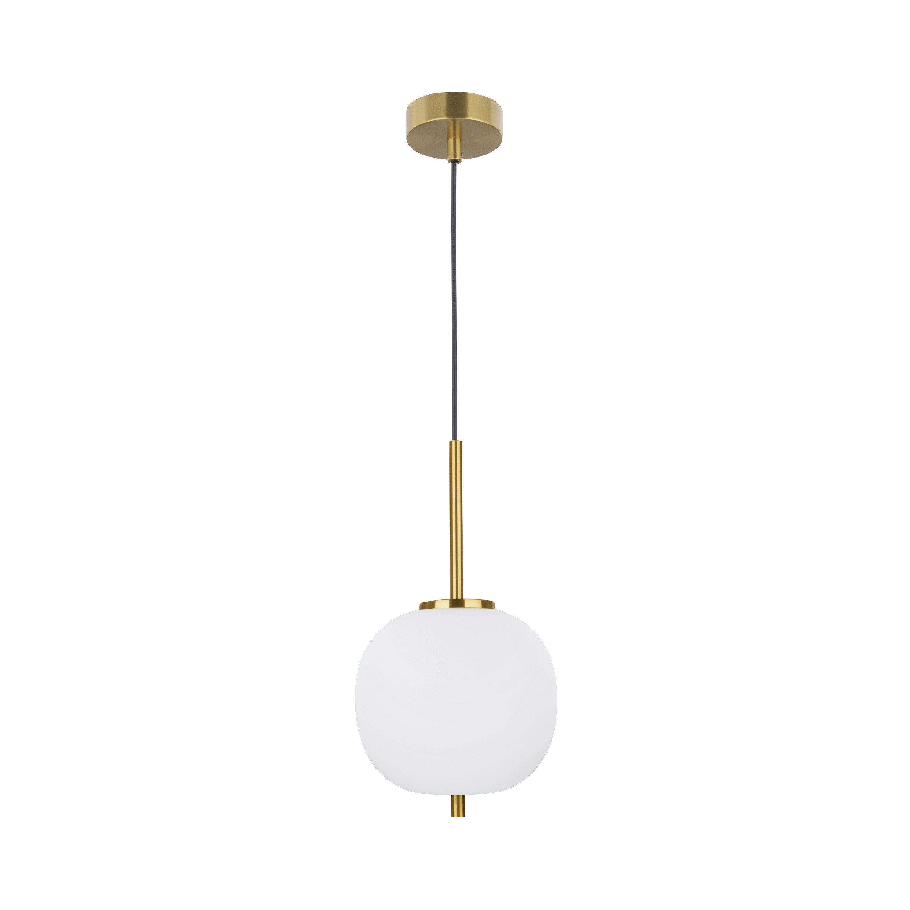Nova Luce Lato - lampe suspendue - Ø 18,5 x - laiton antique