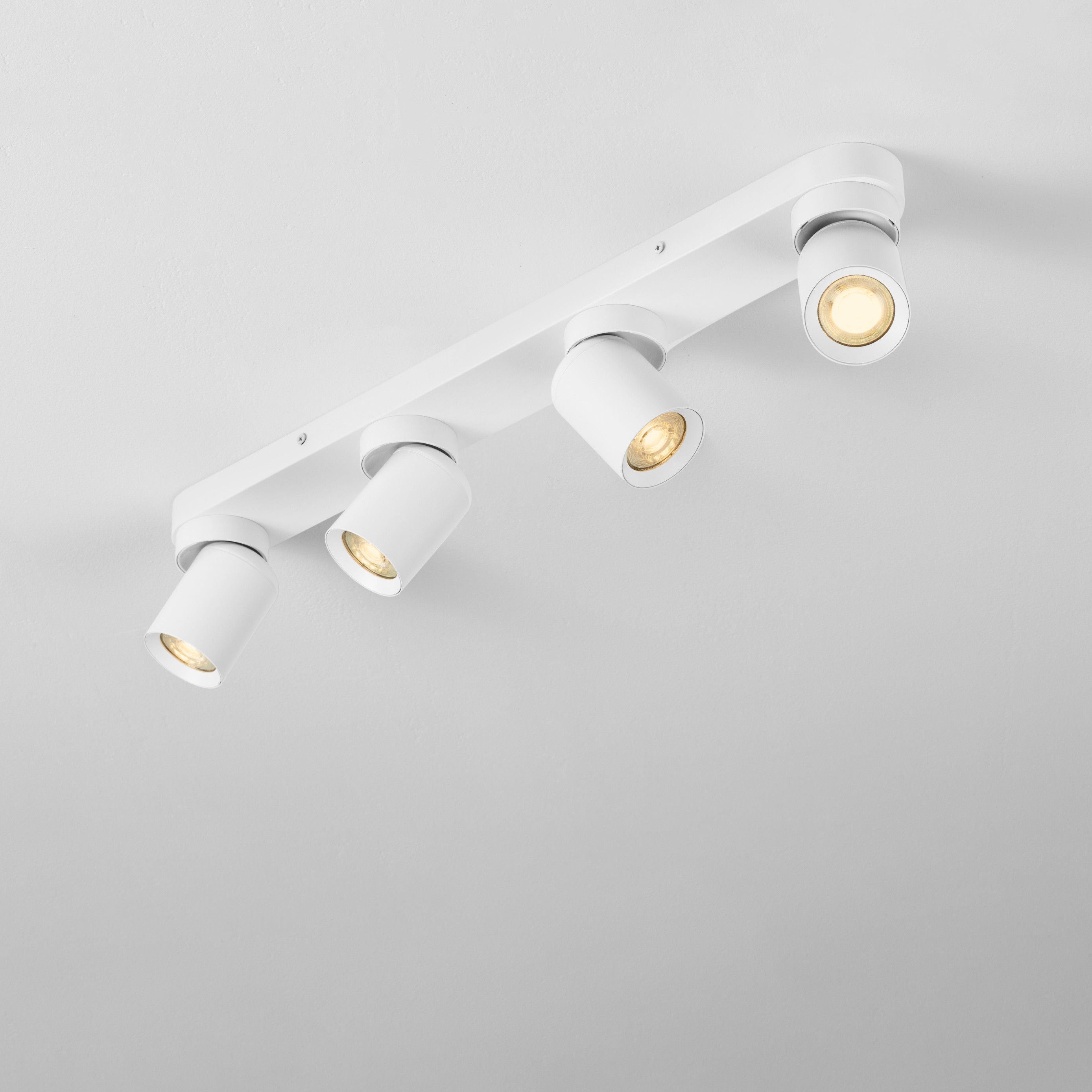 Nova Luce Amecy - spot en saillie 4L - ,5 x 6,5 cm - blanc sablé