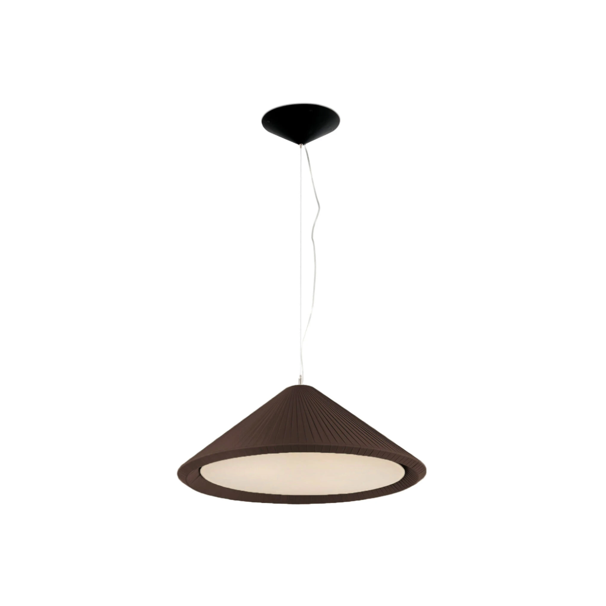 Faro Saigon-in - lampe suspendue - Ø ,5 cm - brun