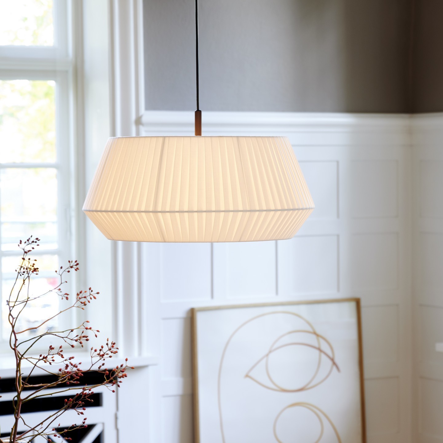 Nordlux Dicte 53 - lampe suspendue - Ø cm - blanc