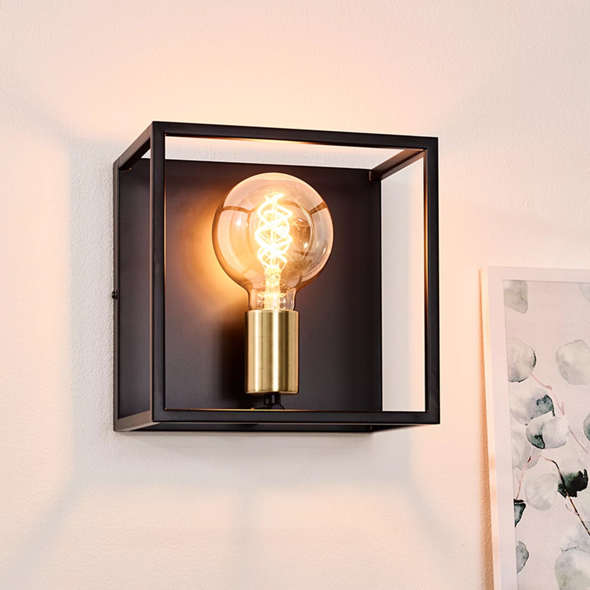 Lucide Ruben - applique murale - x - noir
