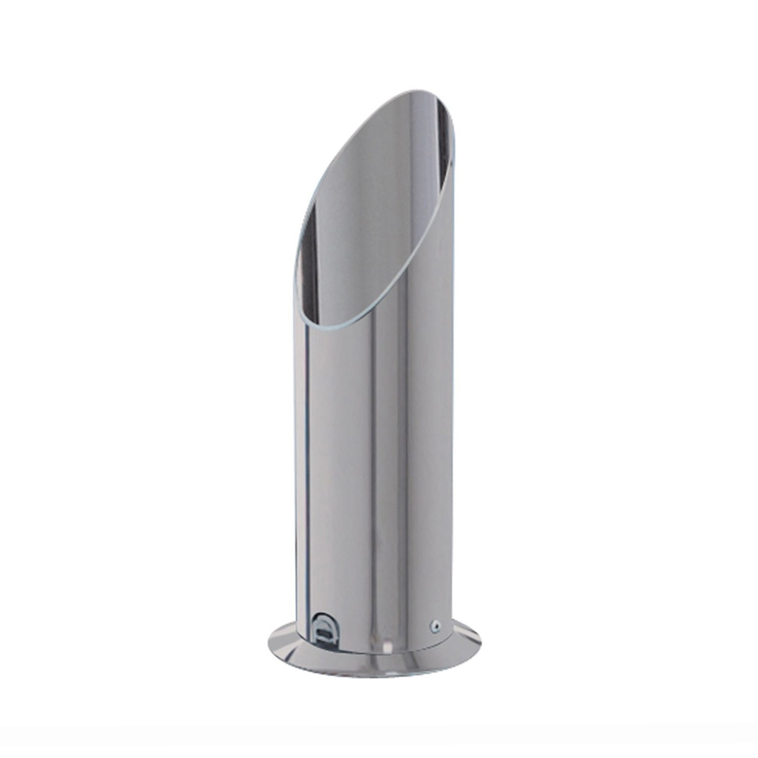 Searchlight Uplighter - lampadaire/table - 22,3 cm - argent satiné