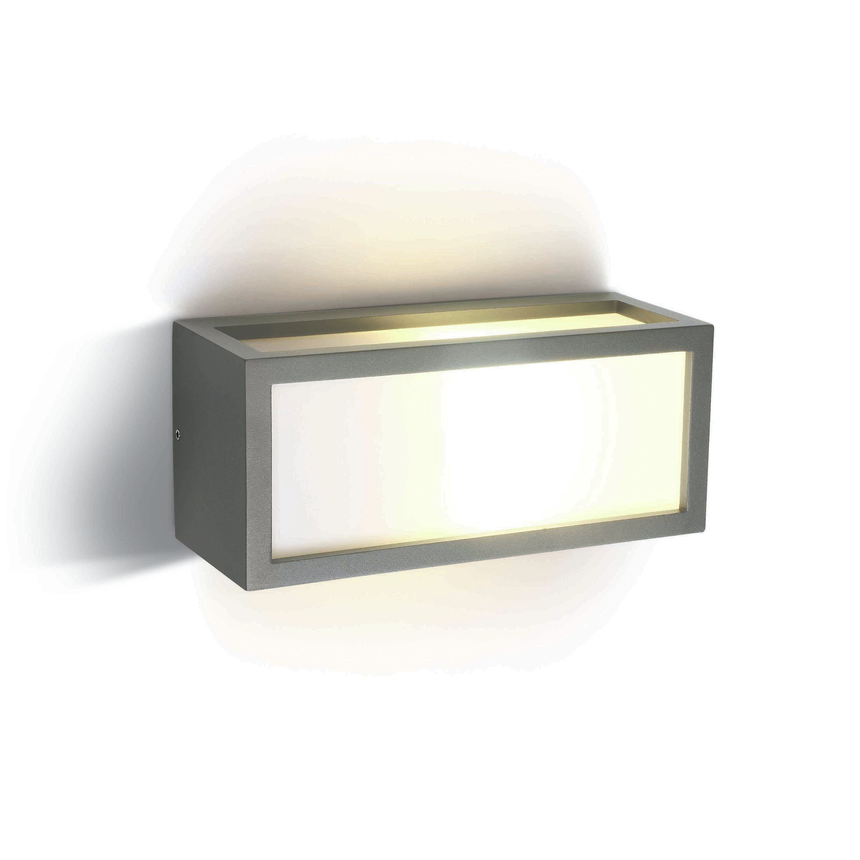 ONE Light Outdoor E27 Square - applique murale extérieure - x - IP54 - gris