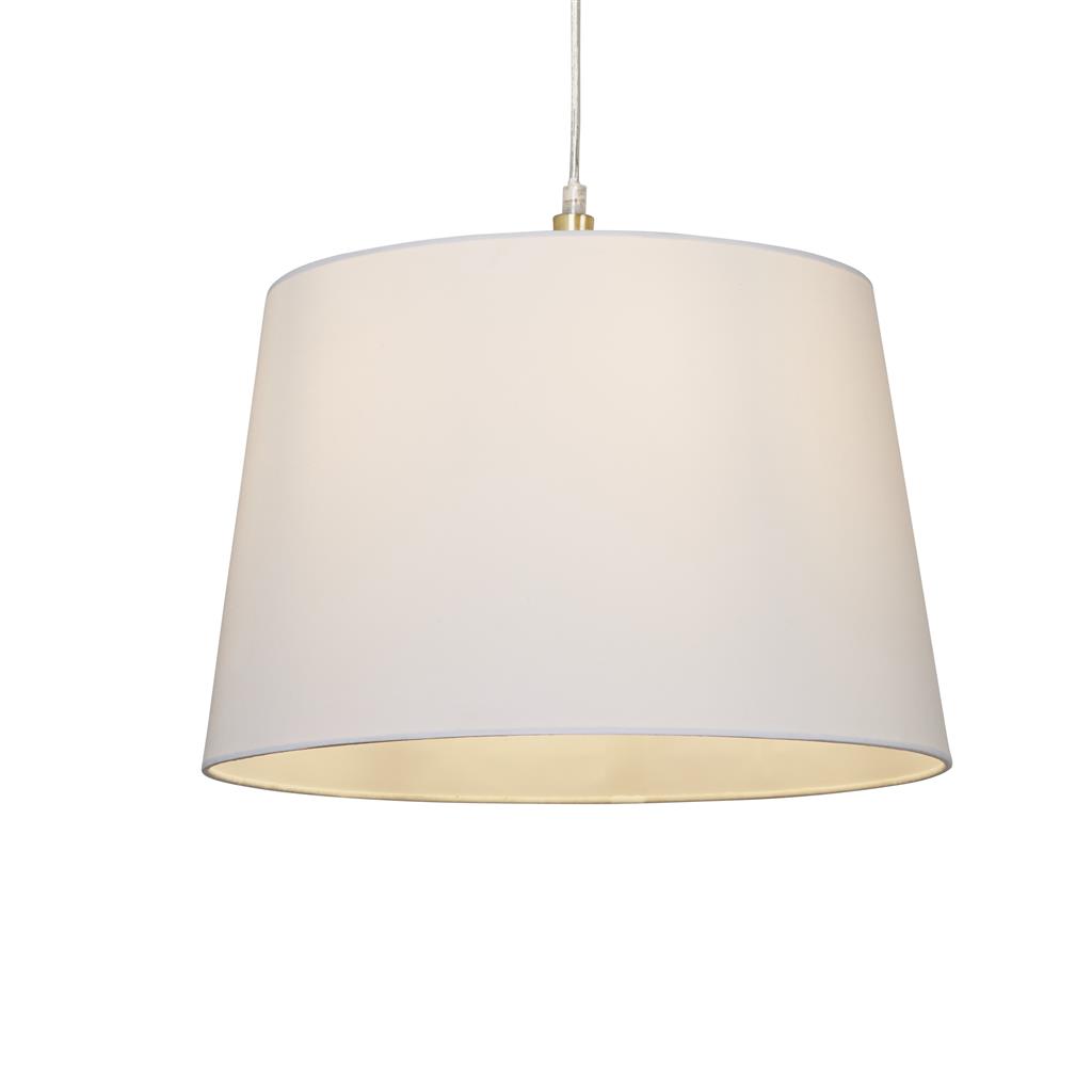 Abat-jour conique Clyde Searchlight - Ø cm - blanc