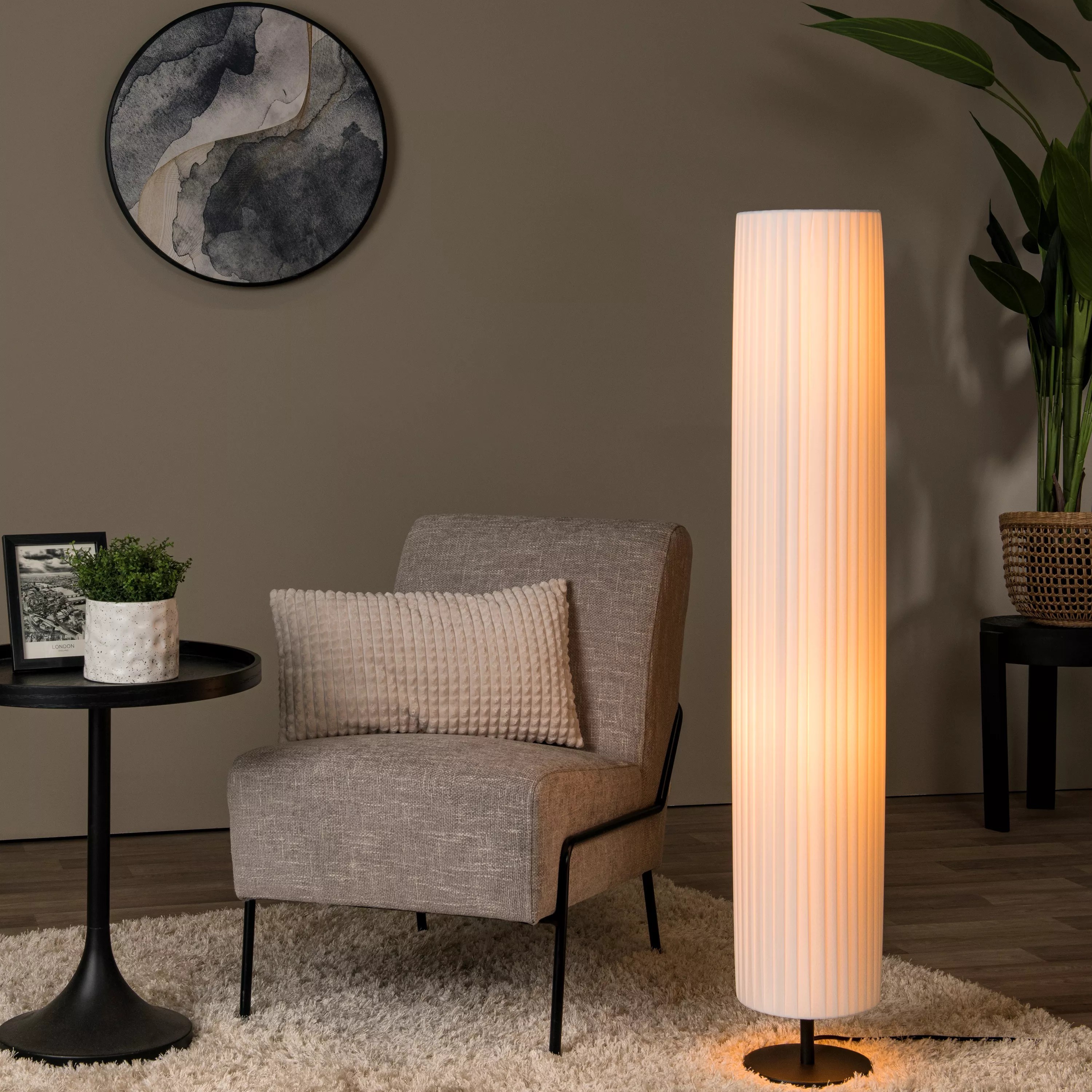Lucide Fold - lampadaire - Ø cm - blanc — vue 3