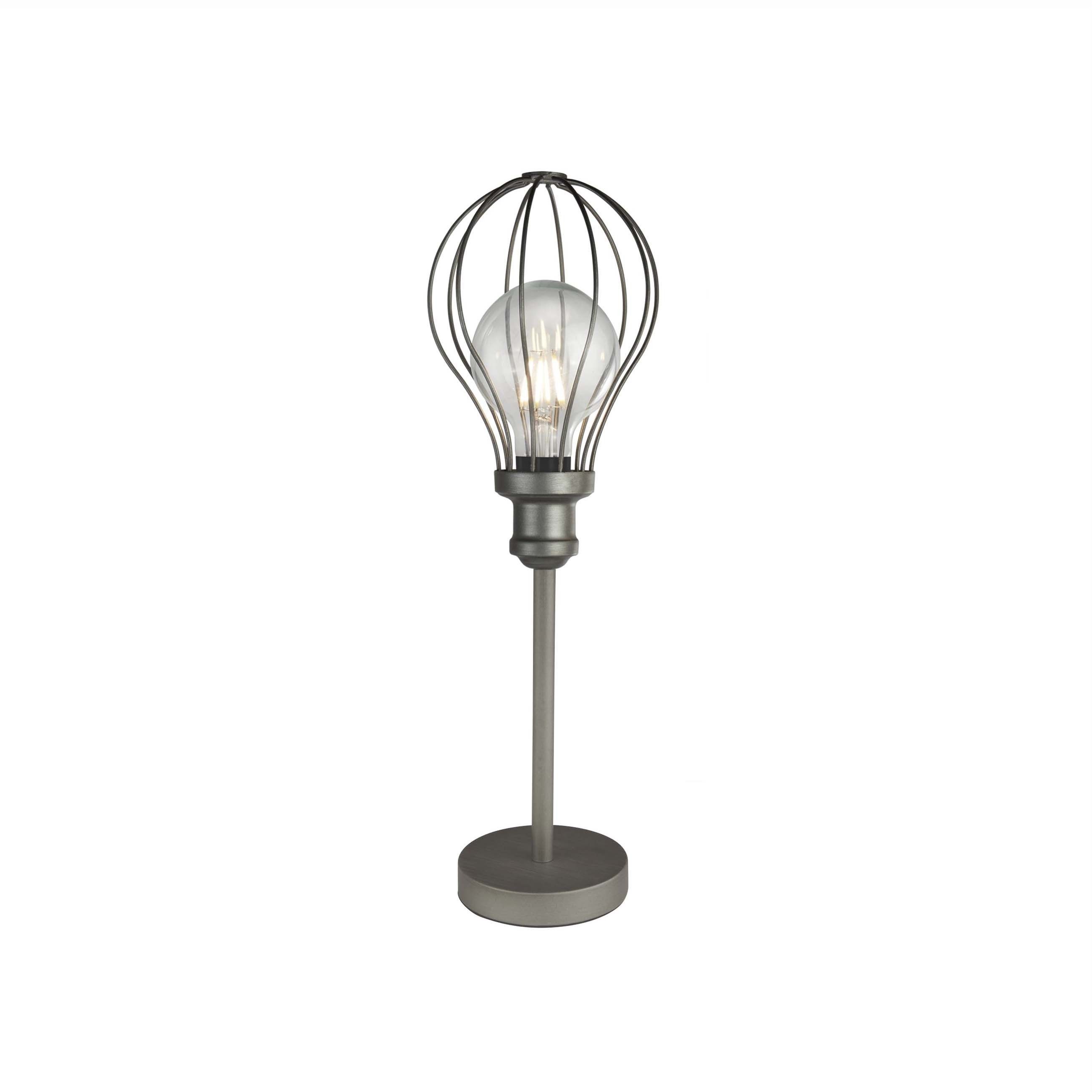 Searchlight Balloon Cage - lampe à poser - 50,5 cm - argenté