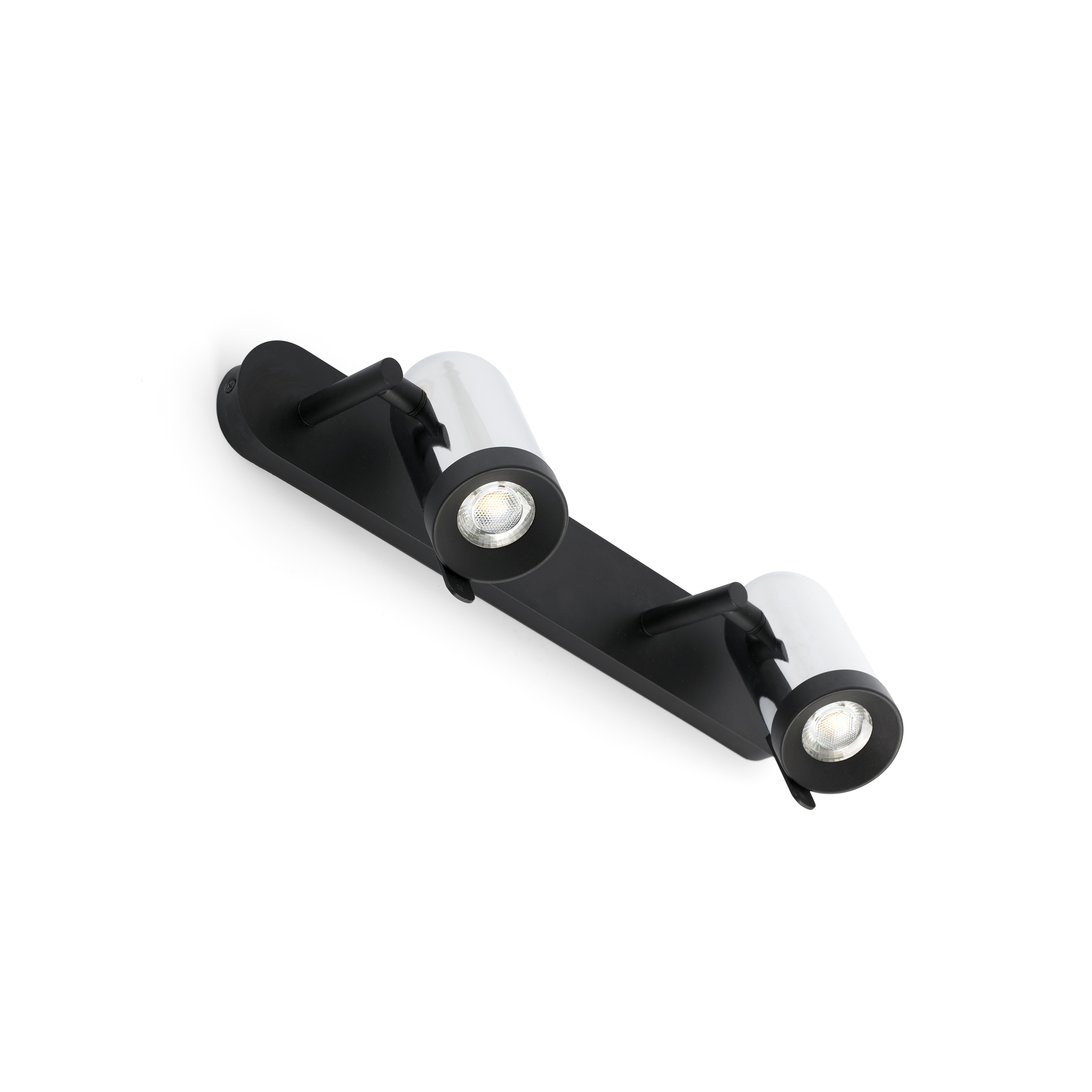Faro Orleans - spot en saillie 2L - x - chrome et noir