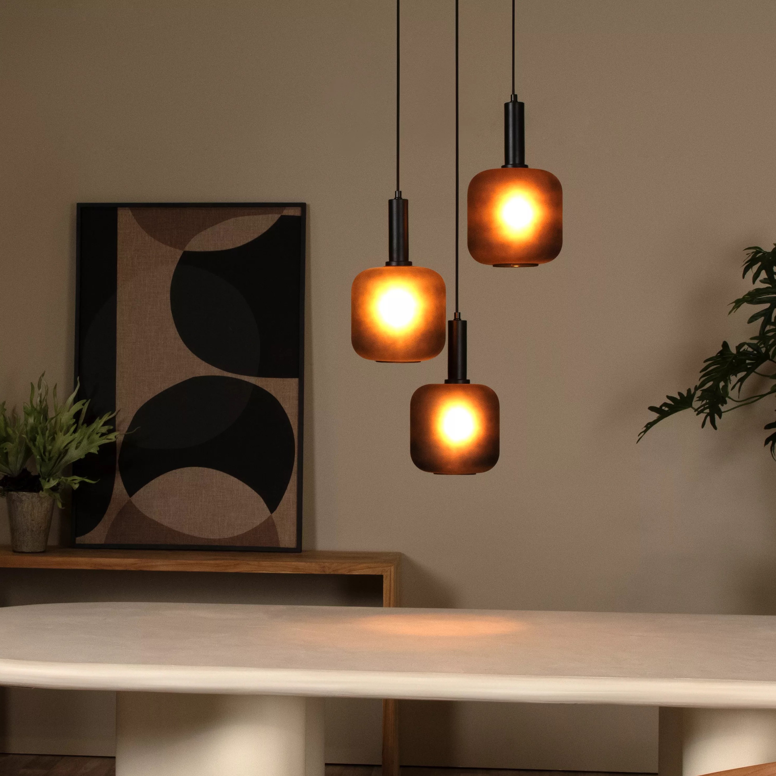 Lucide Eloise - lampe suspendue - Ø cm - noir