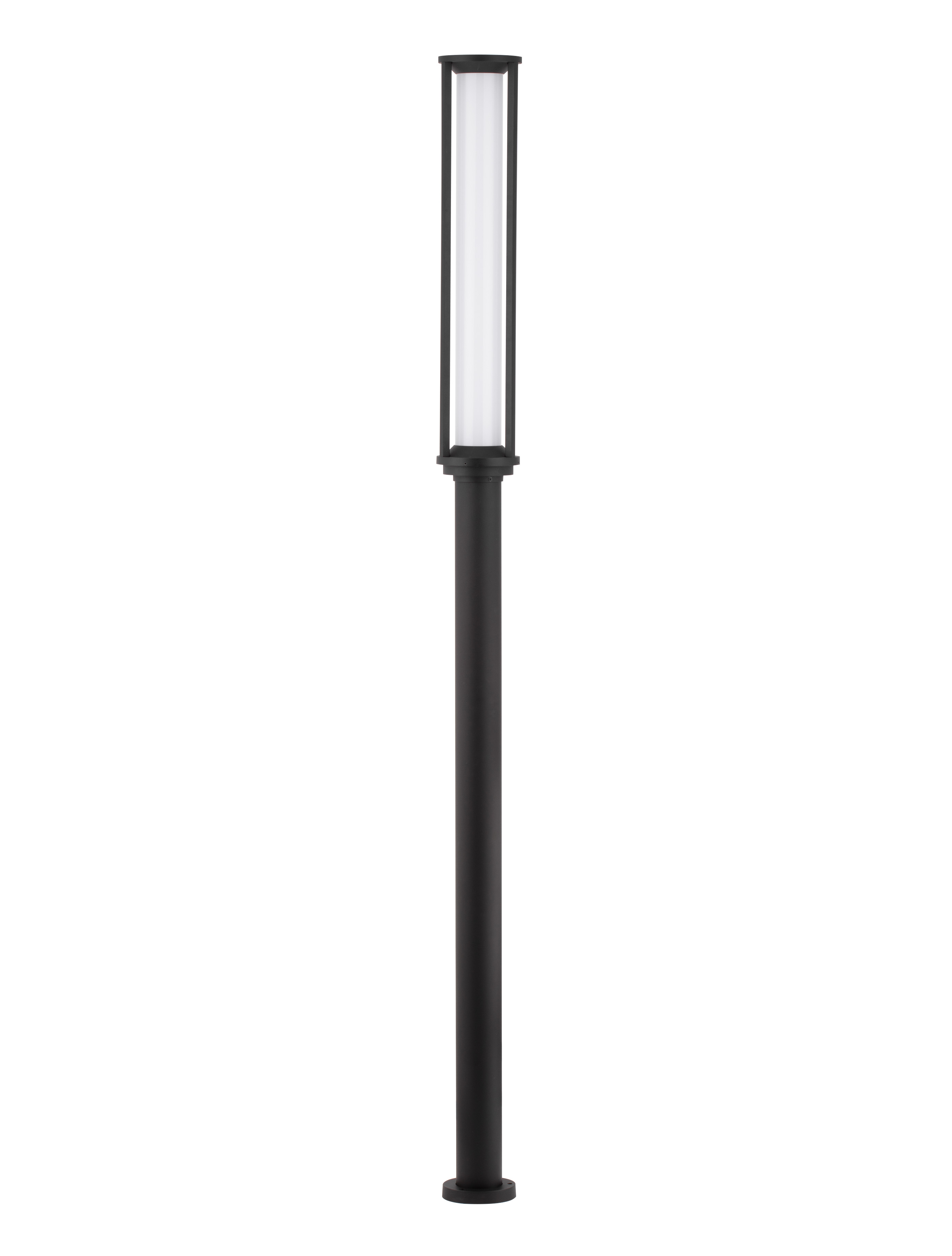 Nova Luce Solstice - lampe de jardin - Ø cm - 16W LED inclus - IP65 - anthracite foncé
