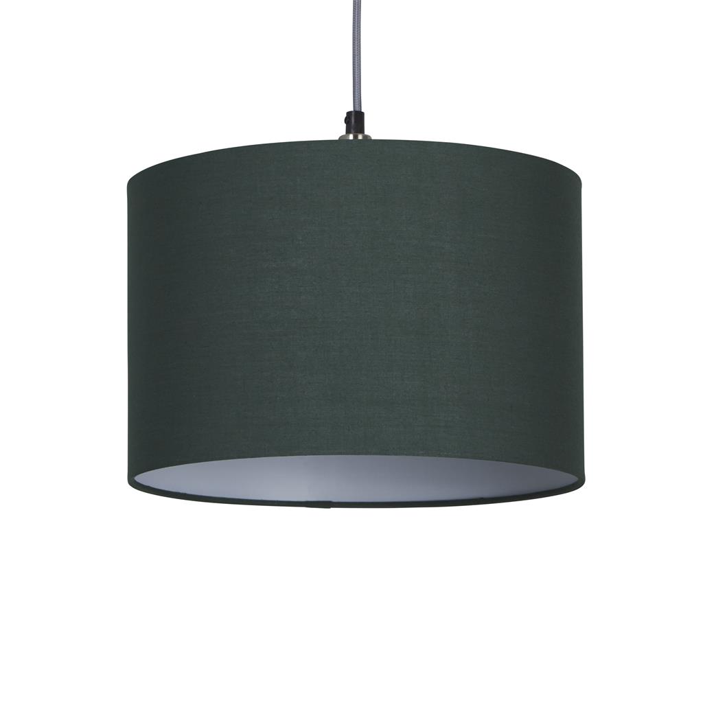 Searchlight Clyde Drum - abat-jour - Ø cm - vert