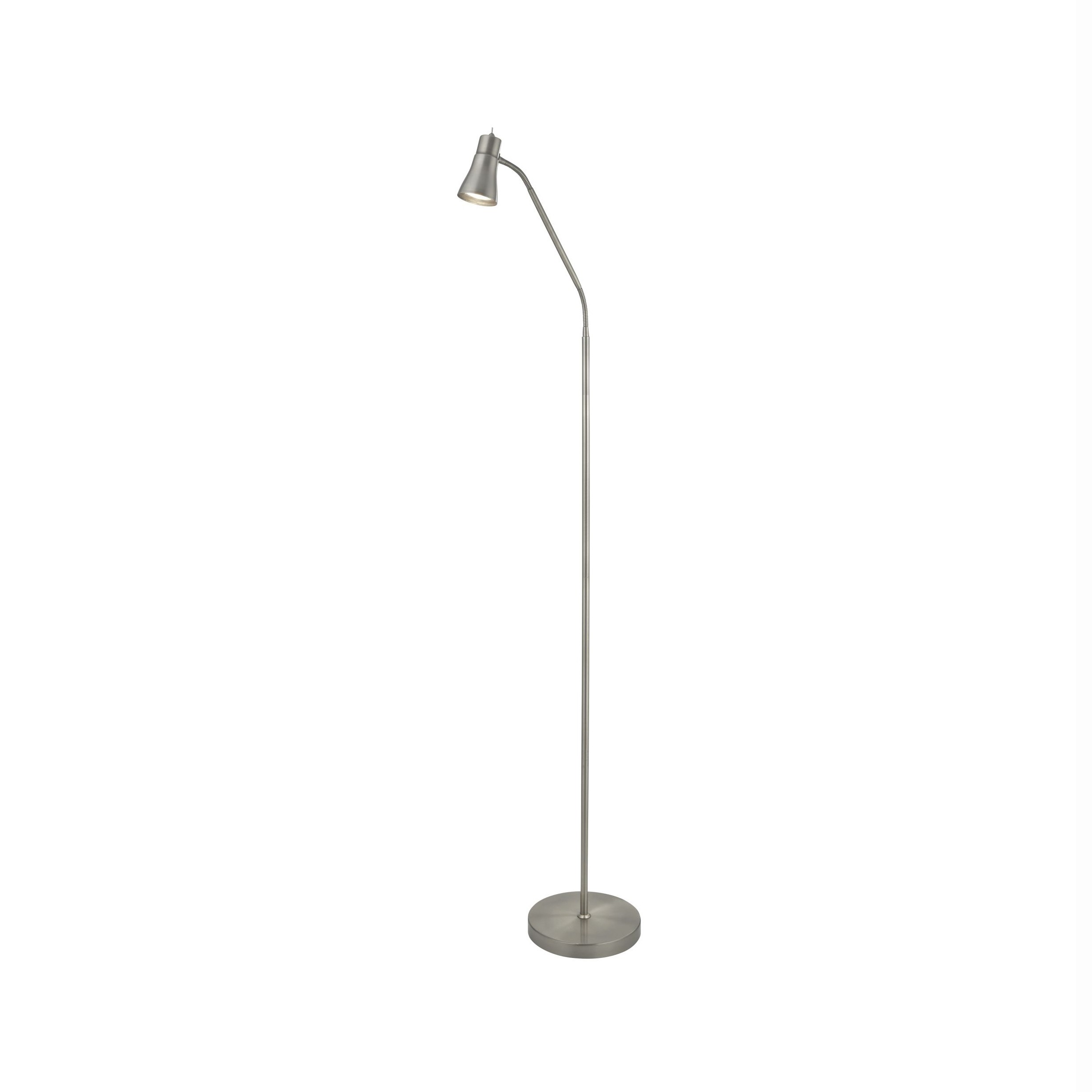 Searchlight Fusion - lampadaire - - argent satiné