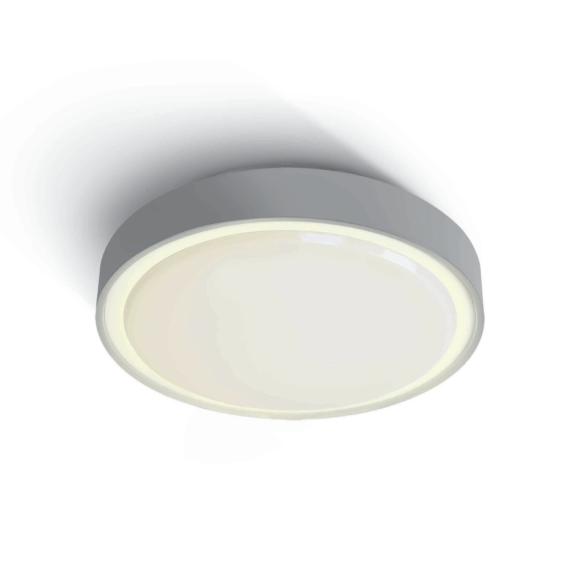 ONE Light E27 Plafo Outdoor - plafonnier extérieur - Ø ,3 cm - IP65 - gris