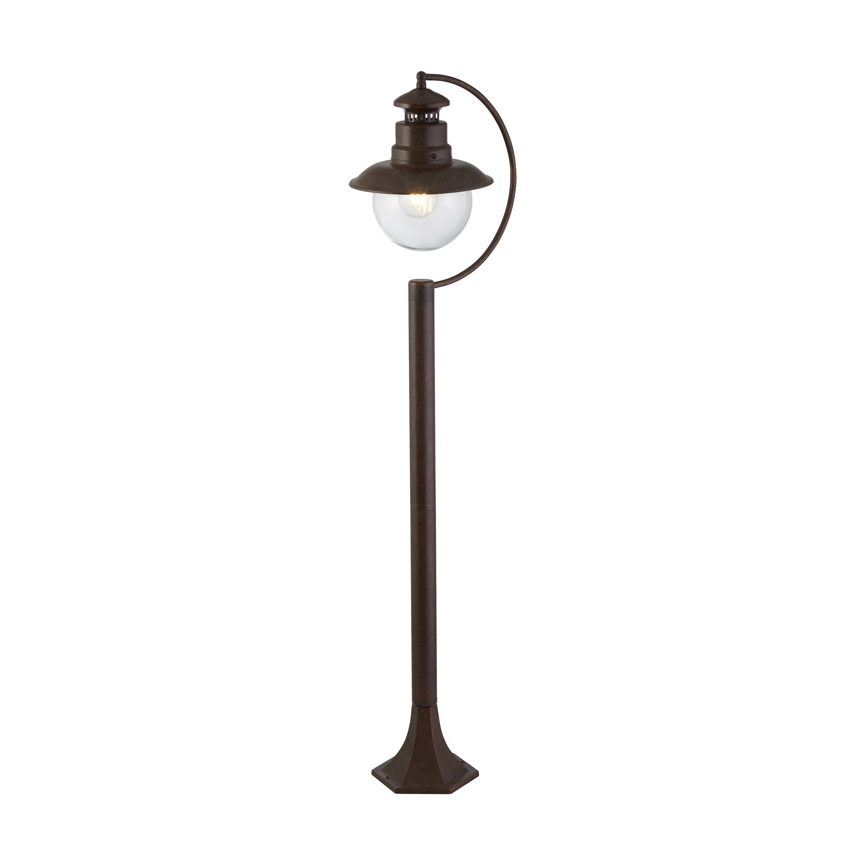 Searchlight Station - poteau de jardin - ,5 x - IP44 - brun rouille