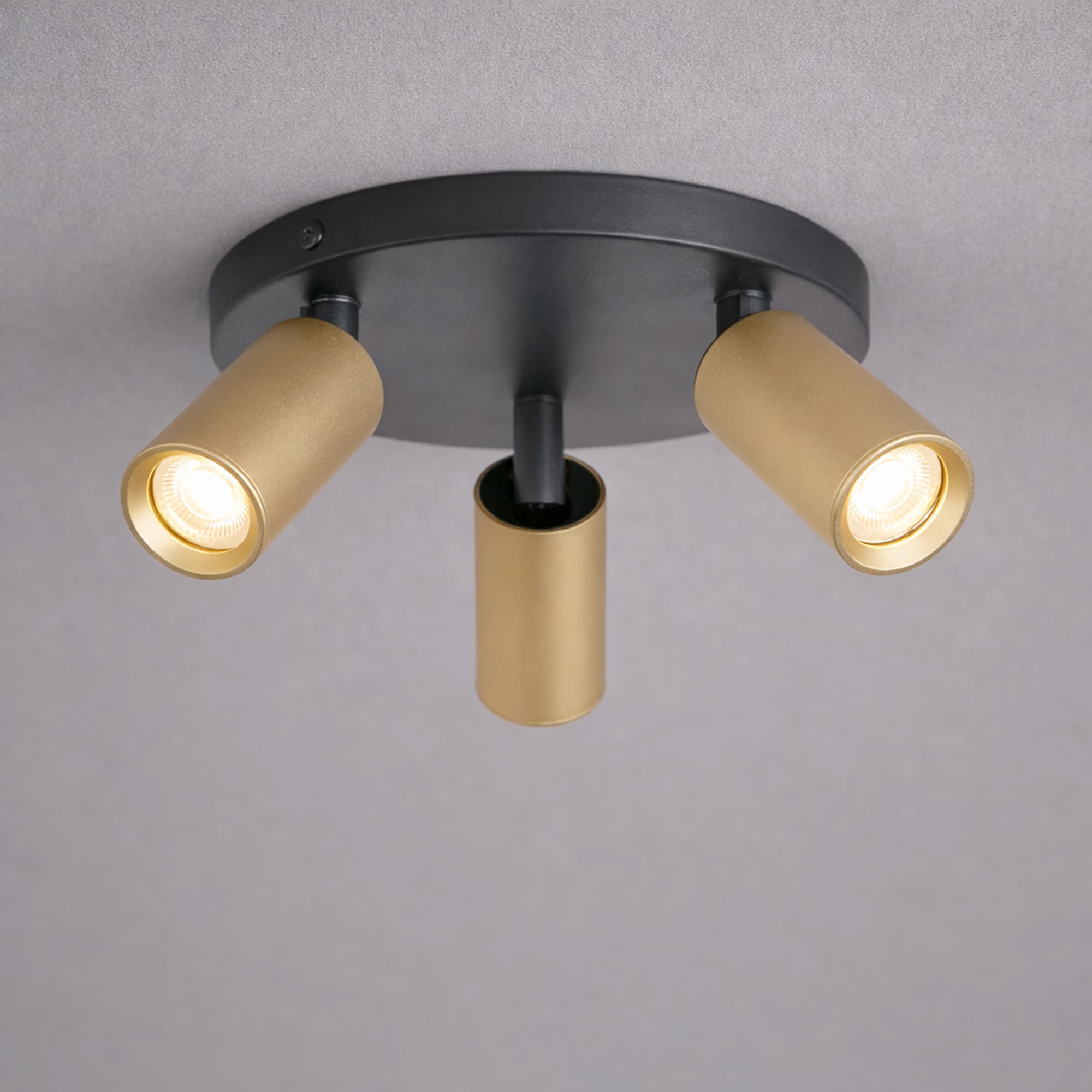 Projectlight Clara - spot en saillie 3L - Ø cm - or