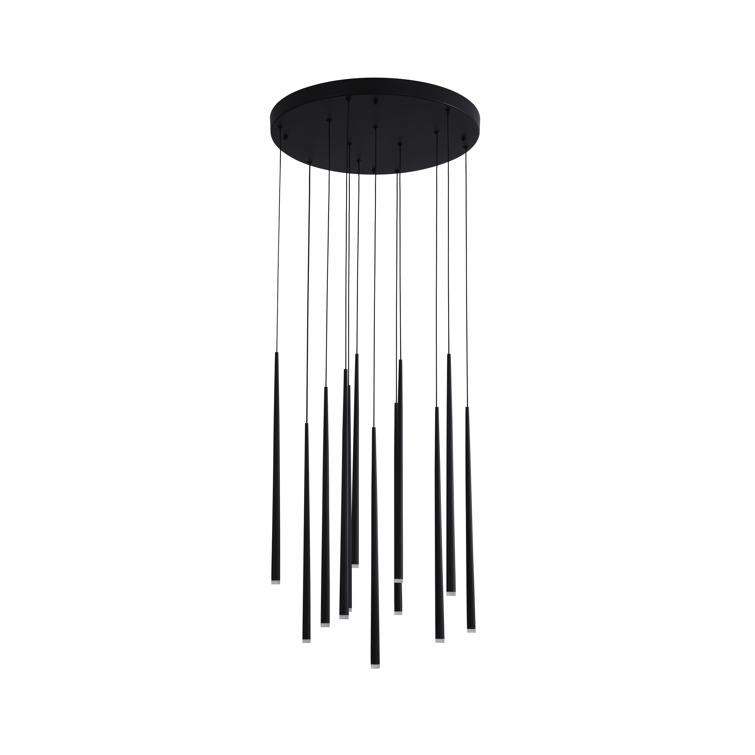 Nova Luce Giono - lampe suspendue - Ø cm - W LED inclus - noir sable