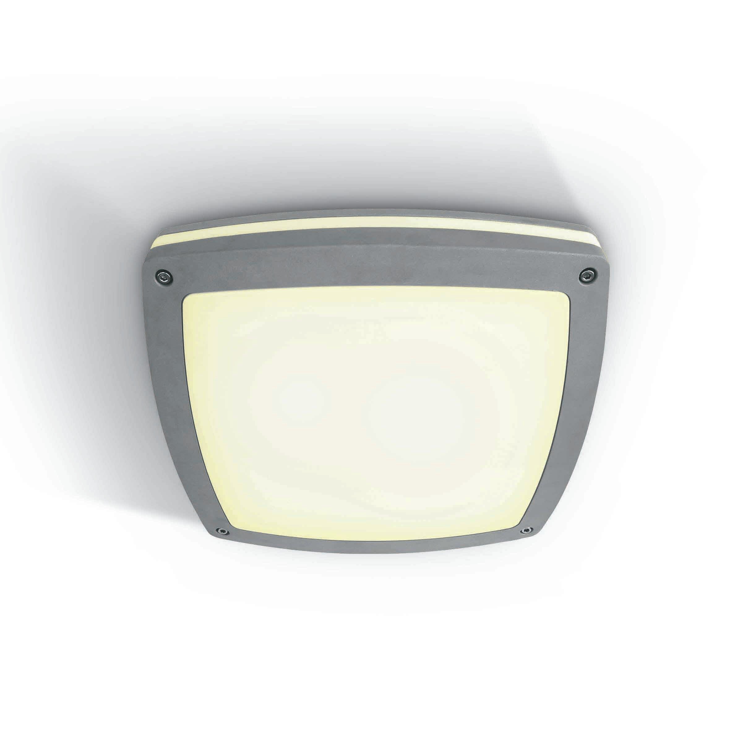 ONE Light Outdoor Plafo - plafonnier d"extérieur - x 9,5 cm - IP54 - gris
